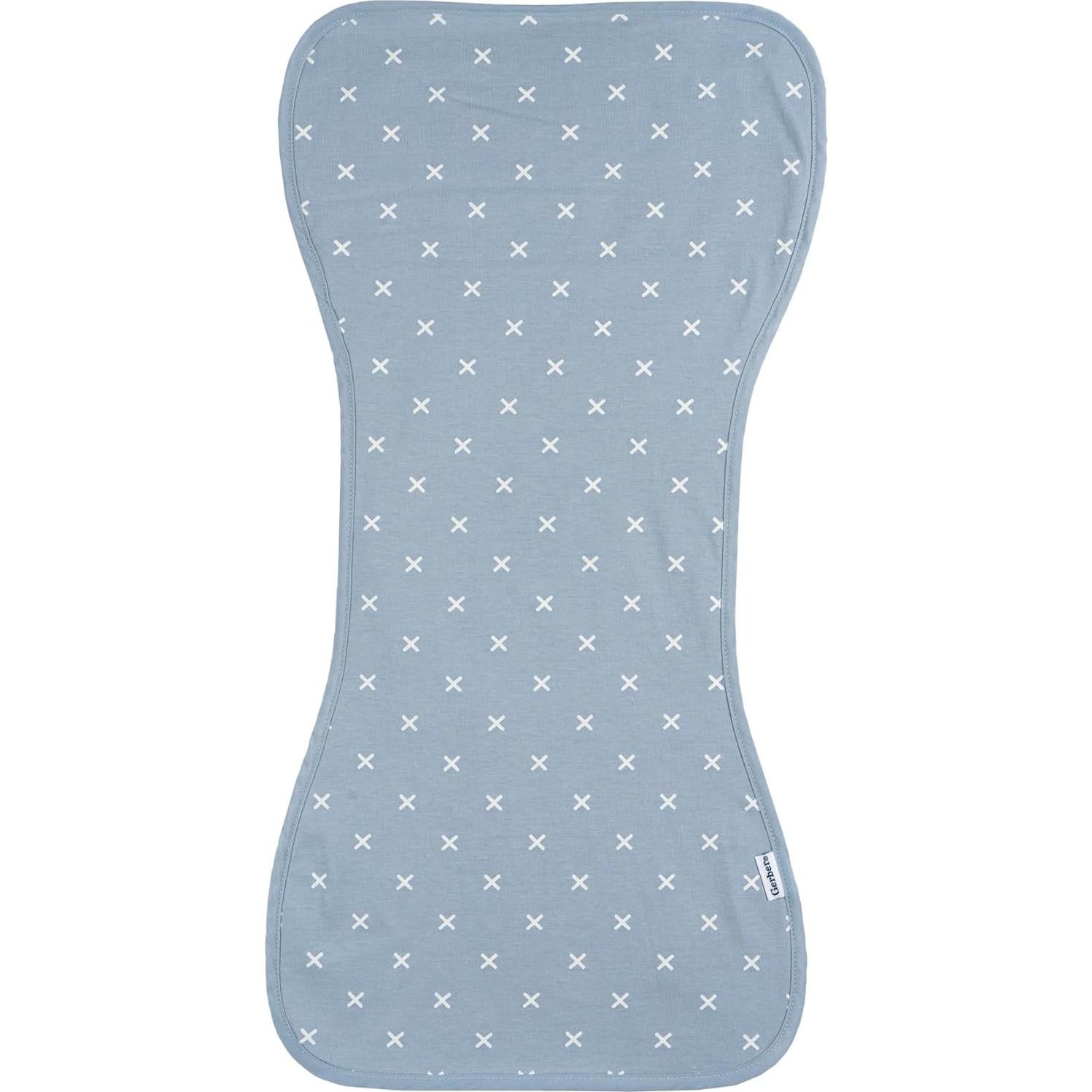 Paquete de 5 Paños de Eructo Unisex Gerber - Azul Dorado