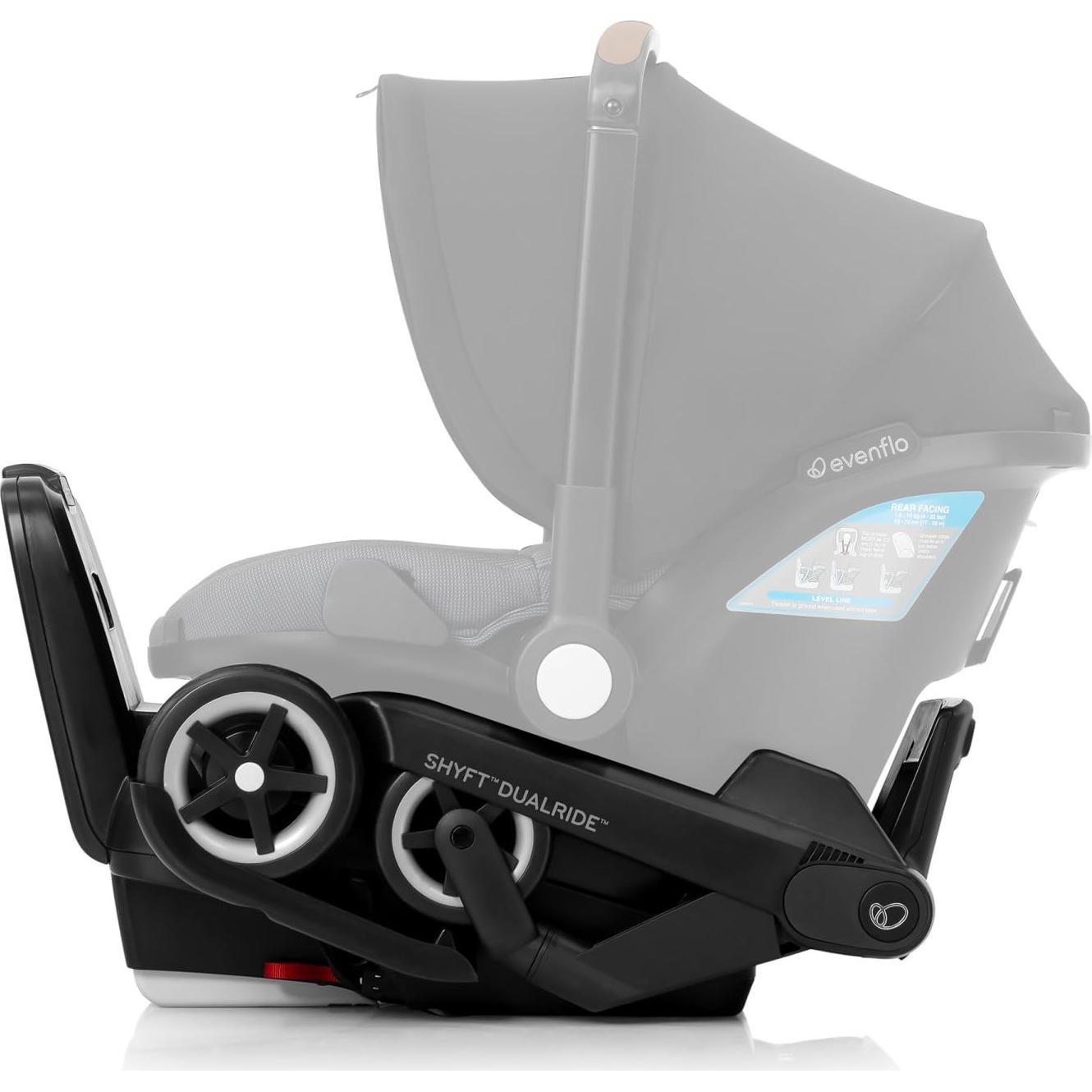 Asiento de Auto Carrito Combo Evenflo Shyft DualRide Gris