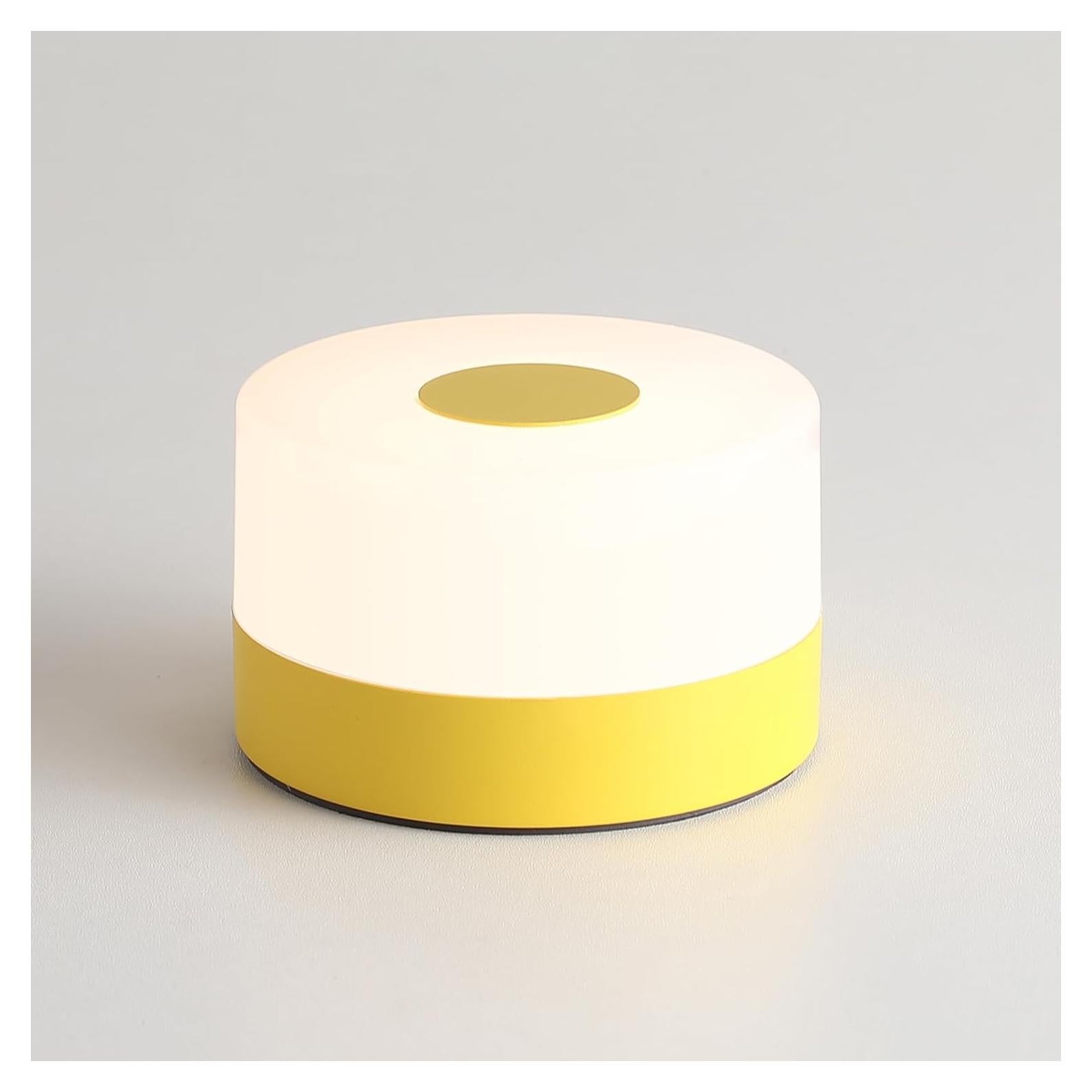 Luz Nocturna JUSHENG Táctil Recargable Amarilla 8x8 cm