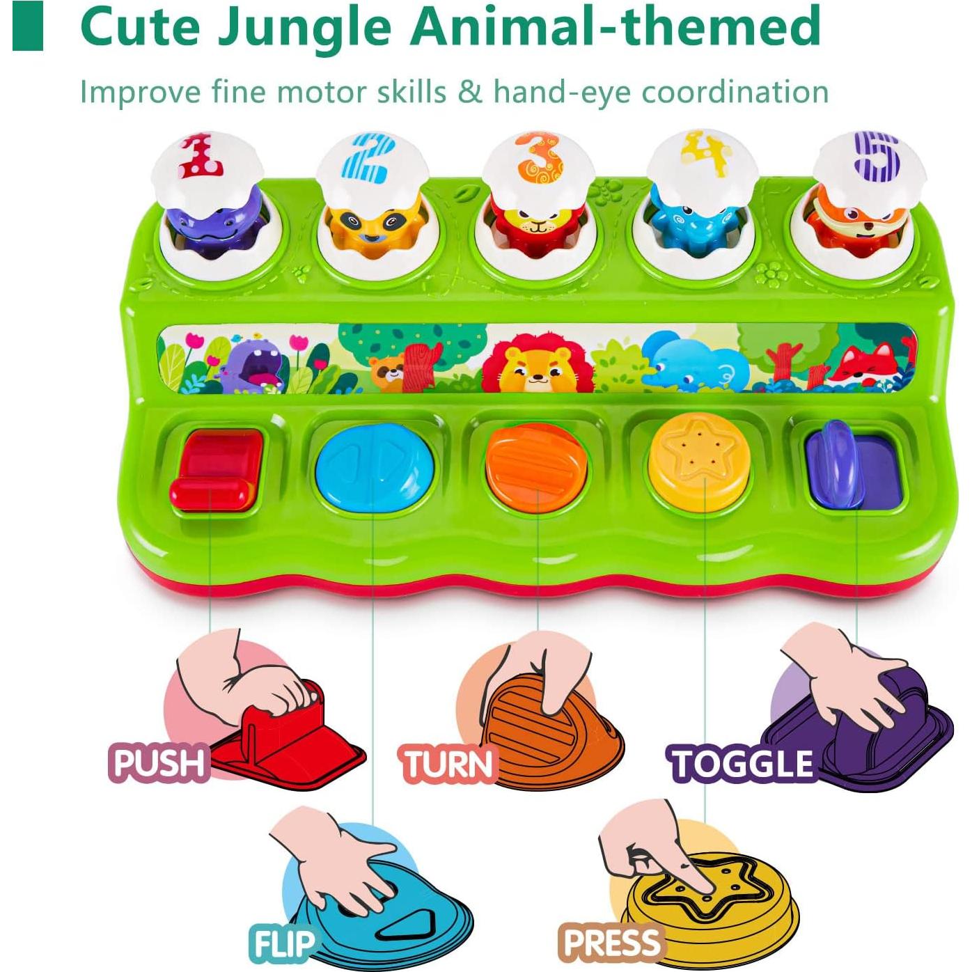 Juguete Interactivo de Animales Wowohage con Luz y Sonido