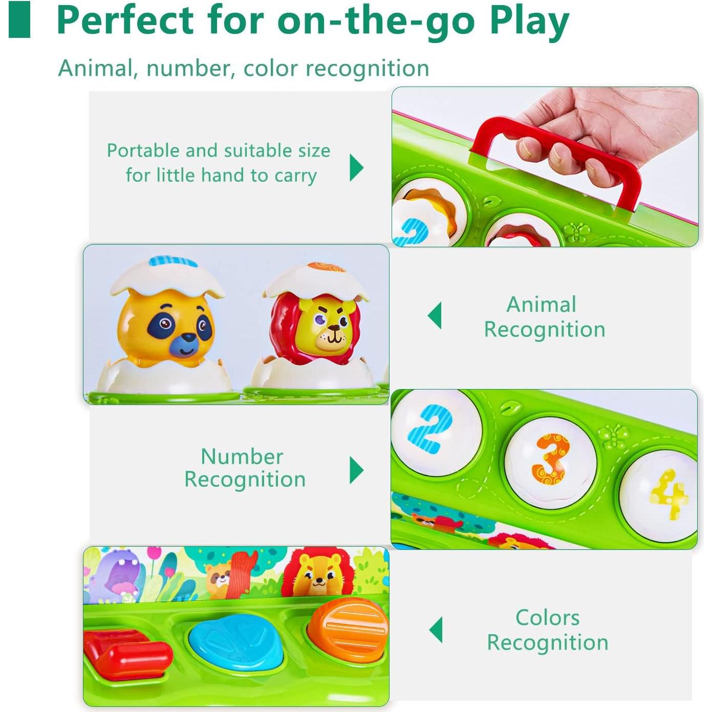 Juguete Interactivo de Animales Wowohage con Luz y Sonido