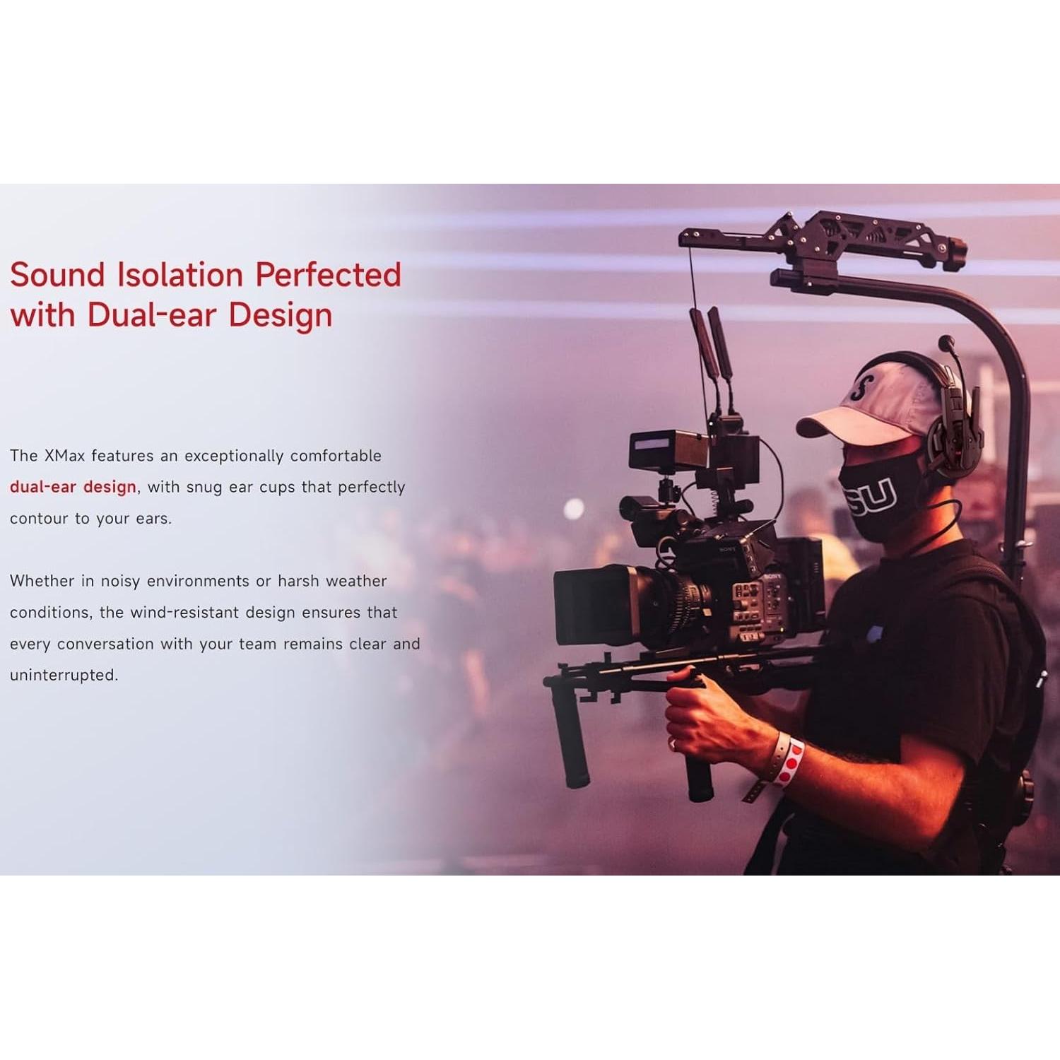 Auriculares Inalámbricos SYNCO Xtalk XMax1 500m Doble-Oreja