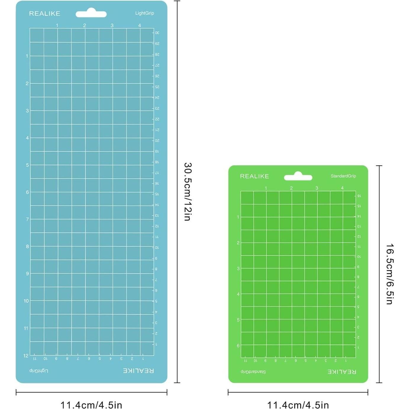 Alfombrillas de Corte REALIKE para Cricut Joy 6 Piezas