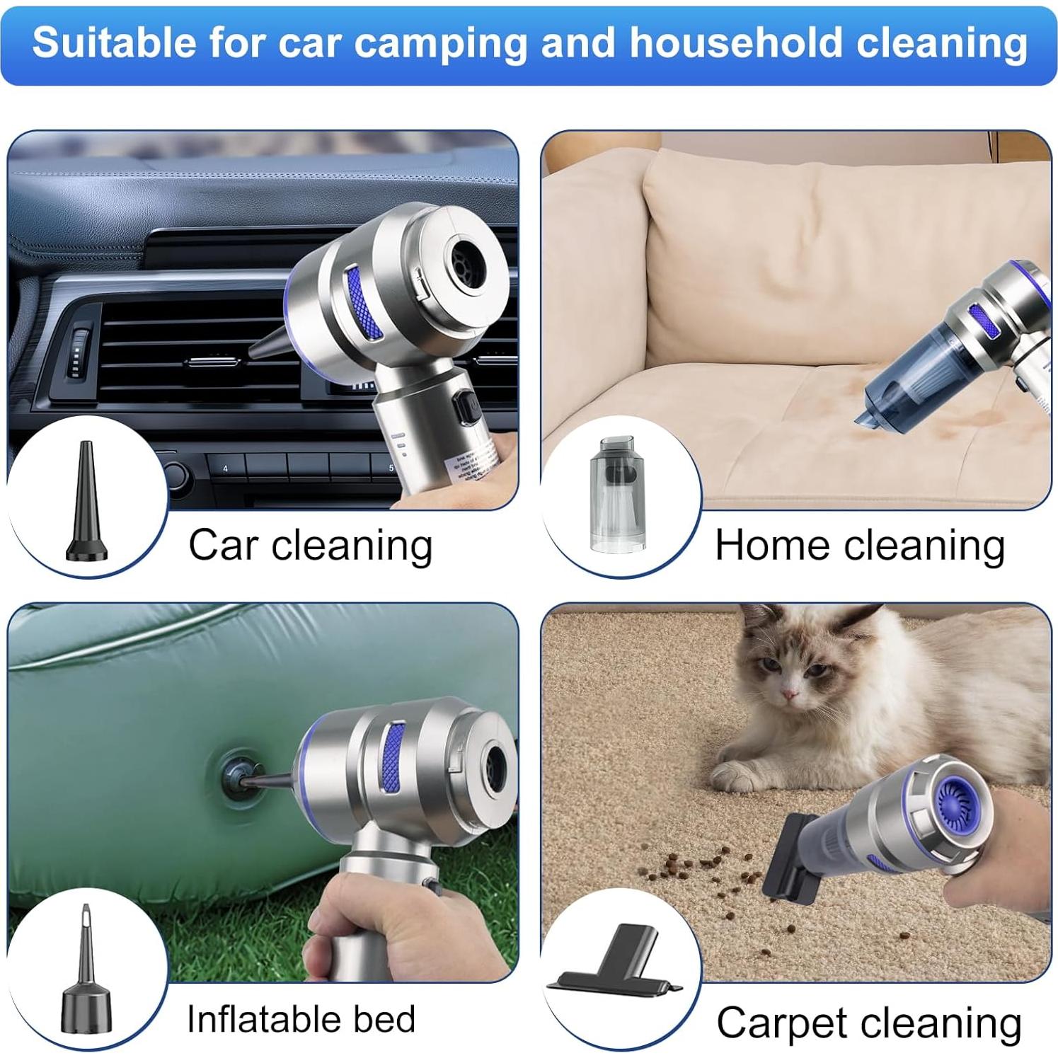 Aspiradora de Coche Portátil HongTaiLanTian 100W 21000Pa