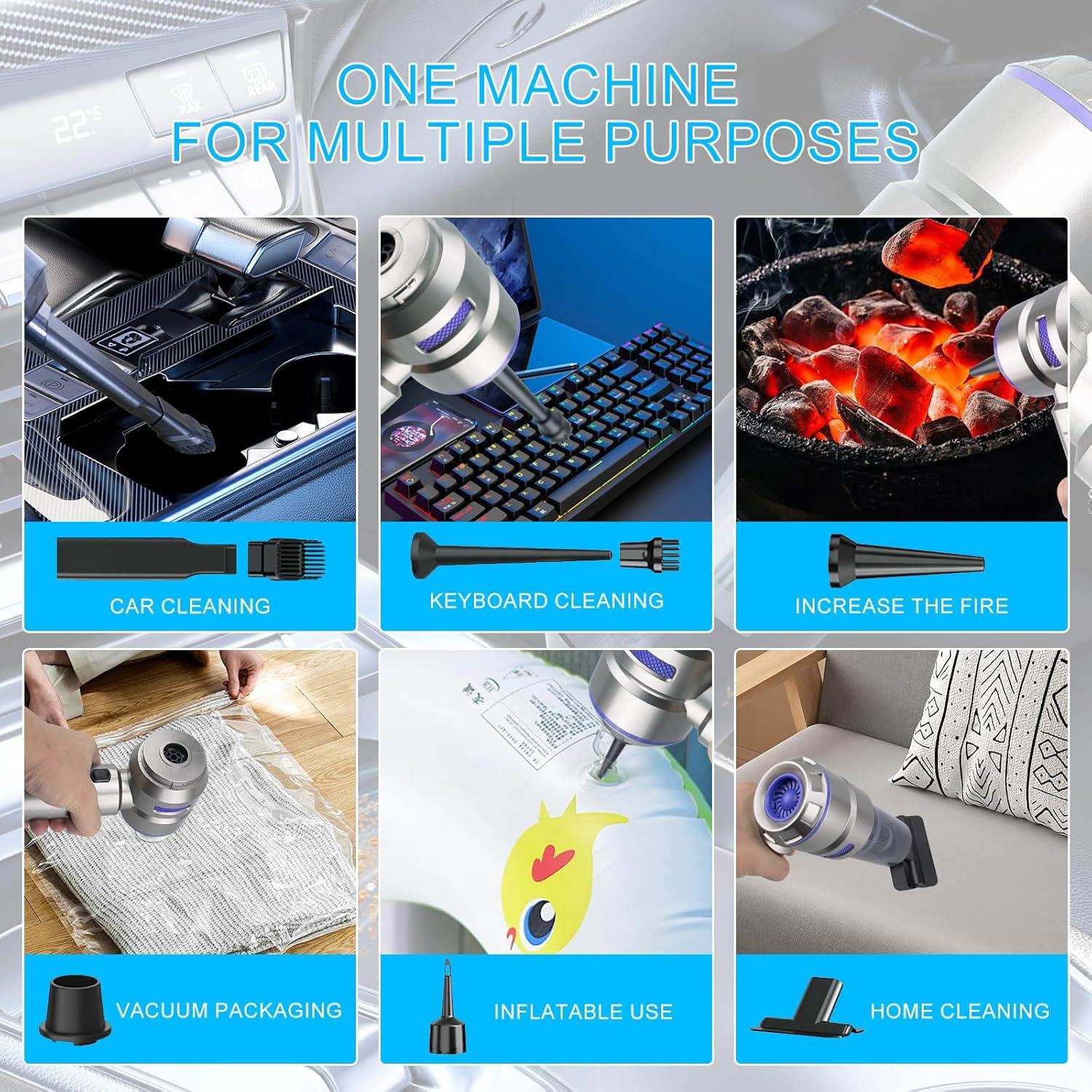 Aspiradora de Coche Portátil HongTaiLanTian 100W 21000Pa