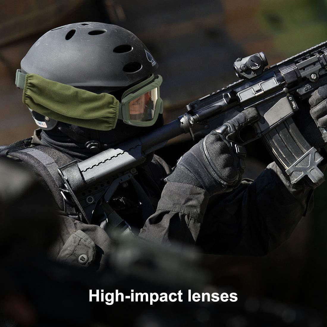 Gafas Tácticas Xaegistac S06 con 3 Lentes Intercambiables