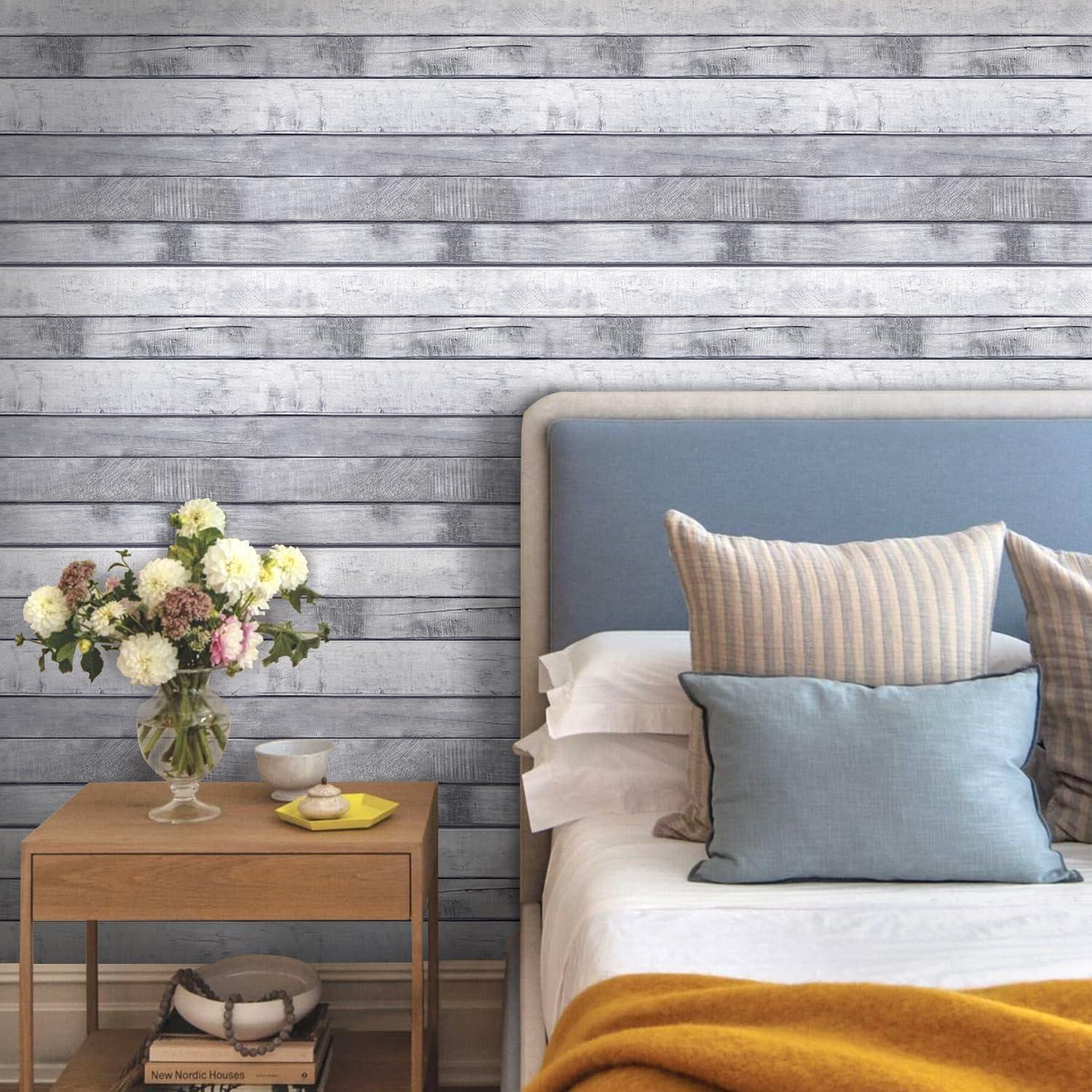 Paneles de Pared 3D Autoadhesivos COMSTICKC Gris Vintage 10 Piezas