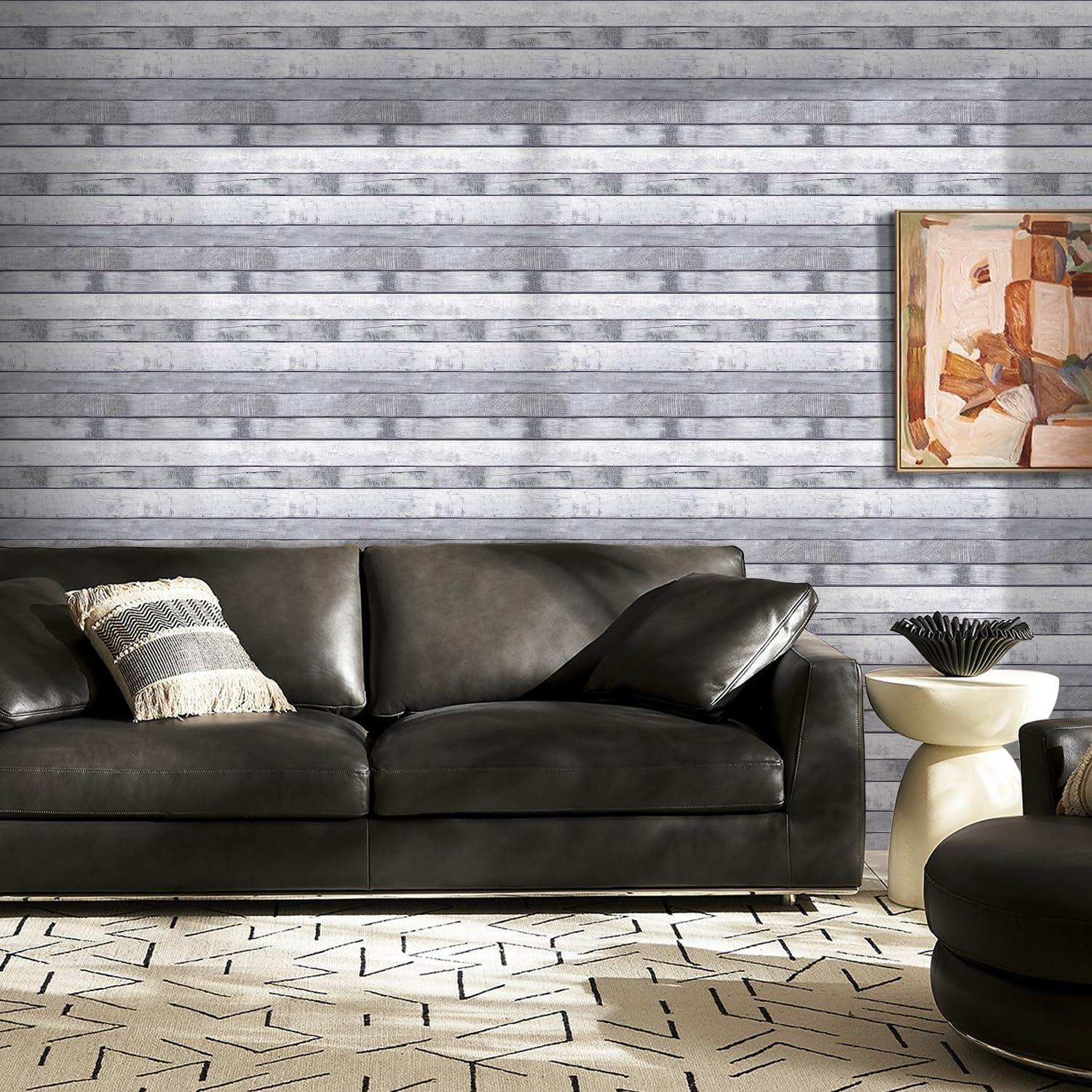 Paneles de Pared 3D Autoadhesivos COMSTICKC Gris Vintage 10 Piezas