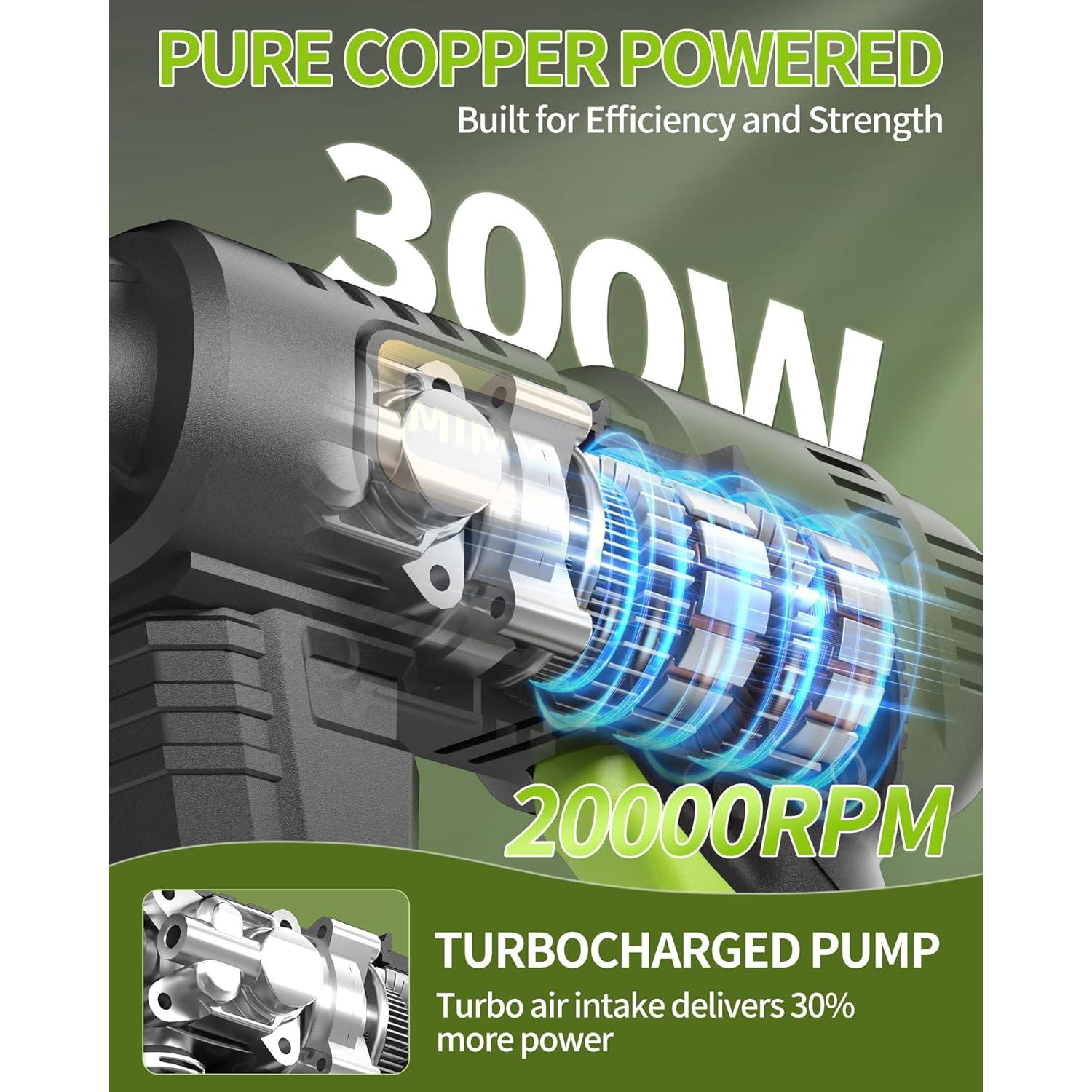 Lavadora a Presión Inalámbrica MIMYTH 990 PSI 21V 7m