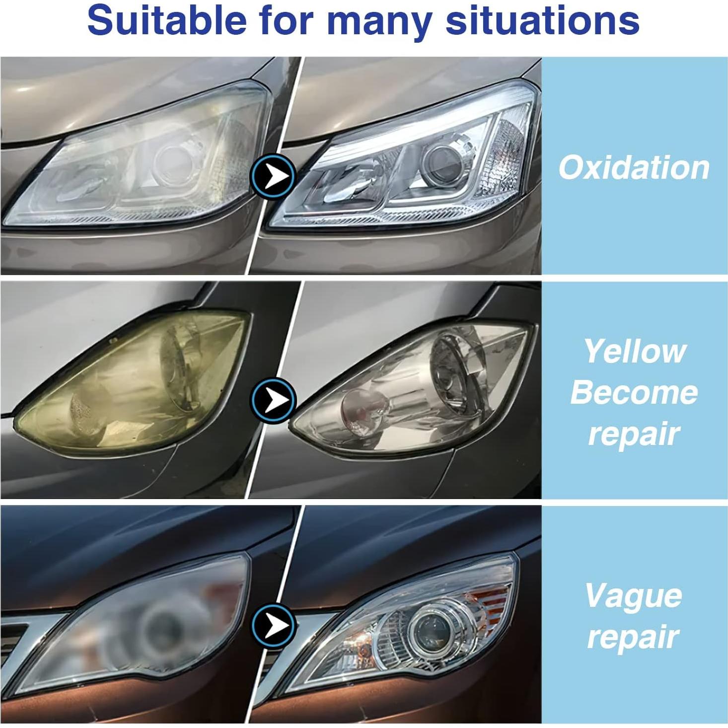 Kit de Reparación de Faros ROYWOO 200ml - Restauración y Pulido