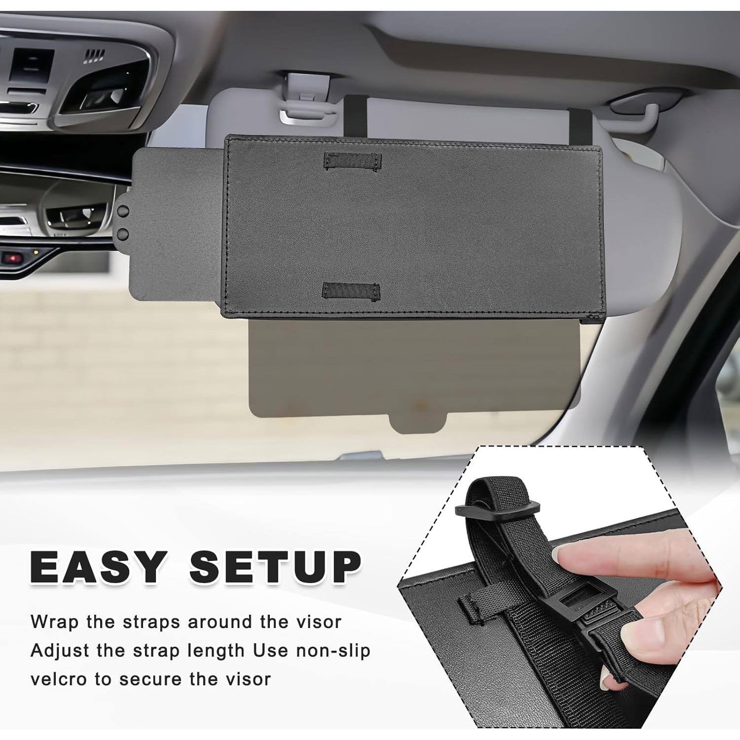 Extensor de Visera Solar Pleoos para Coche Antideslumbrante