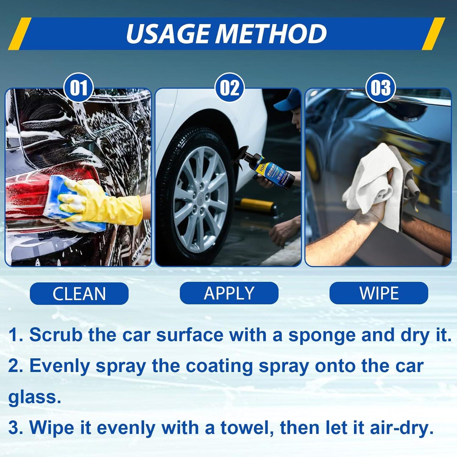 Spray de Recubrimiento para Automóviles ROXAI 500ml Efecto Rápido