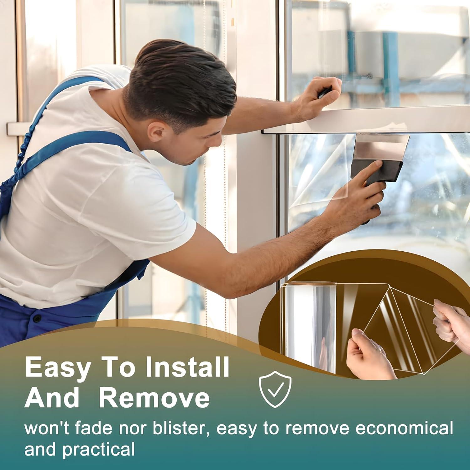 Película de Seguridad NIDOJP para Ventanas 44.5cm x 1.98m