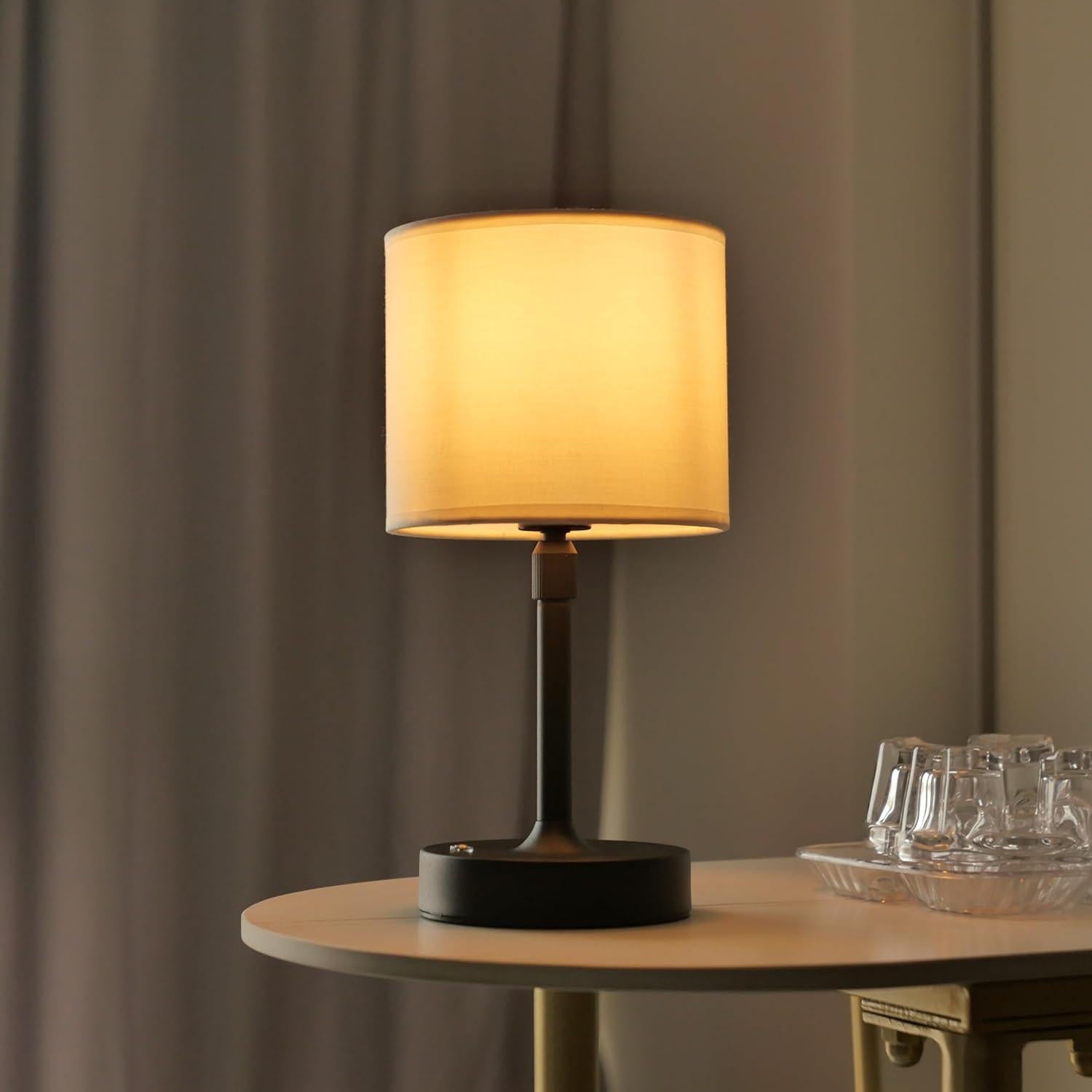 Lámpara de Mesa Inalámbrica Recargable TD002 - Negro