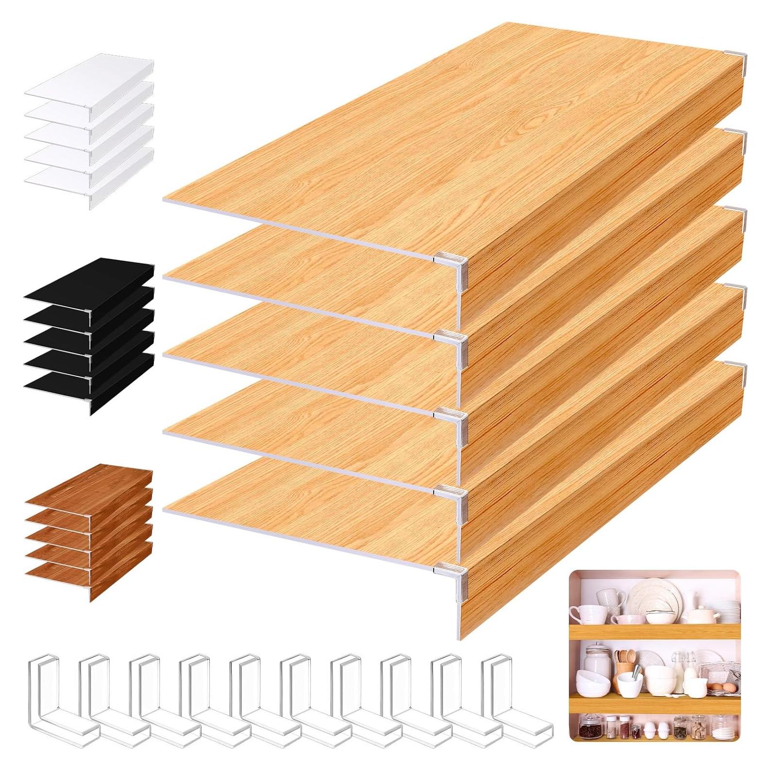 Cubiertas de Estante de Alambre Hoolerry 5 Pcs PVC 24x30.5cm