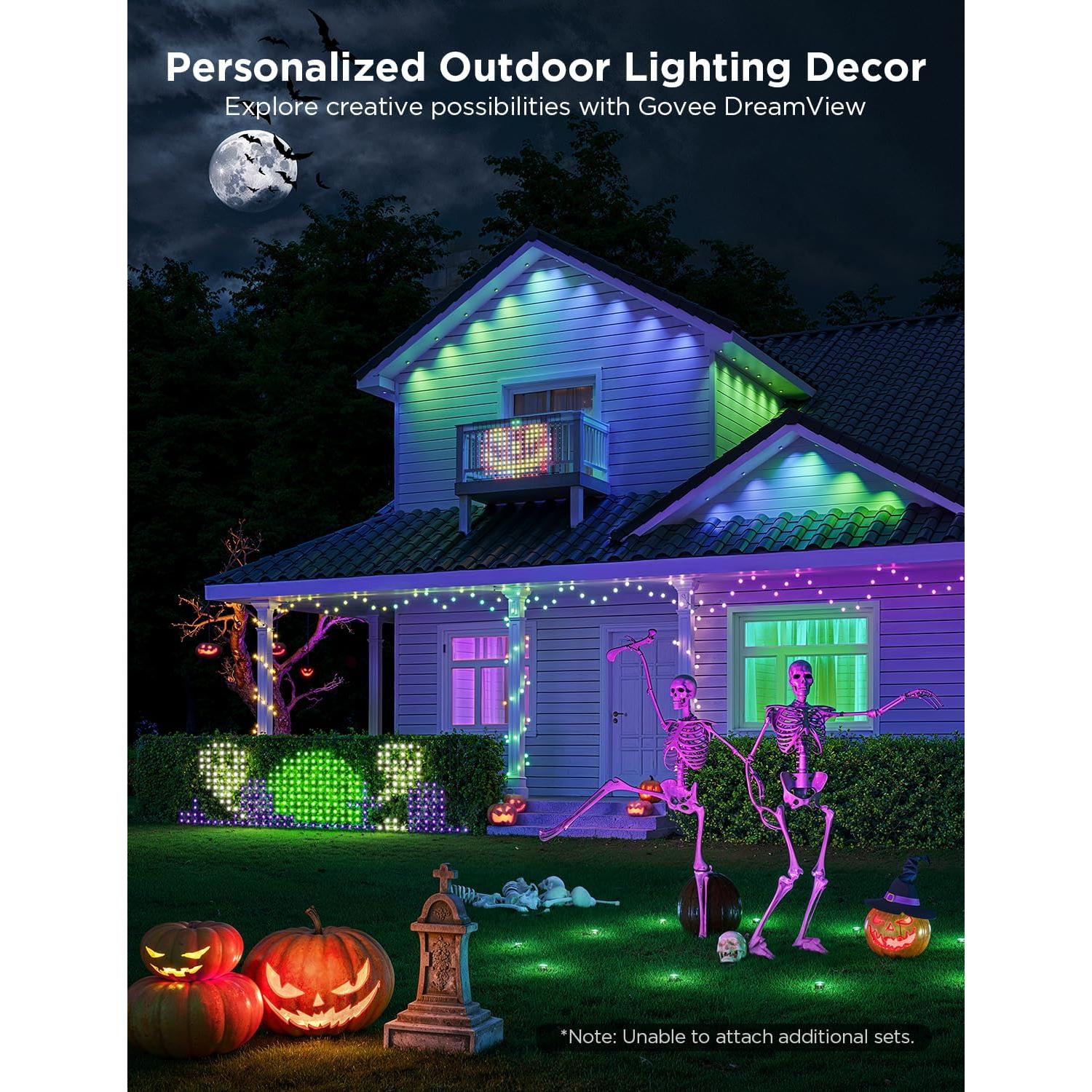 Luces de Red para Exterior Govee H6810, 0.86 x 1.43 m, RGBIC