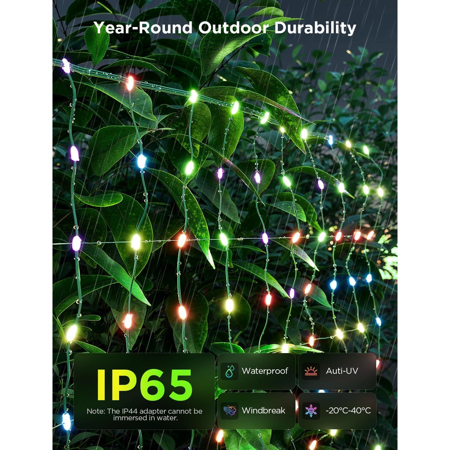 Luces de Red para Exterior Govee H6810, 0.86 x 1.43 m, RGBIC