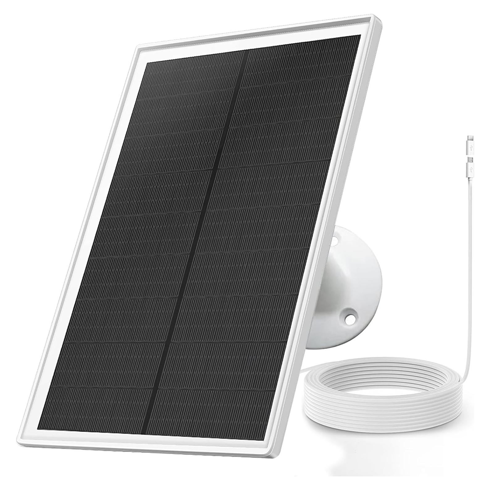 Cargador Solar OuOudoit para Cámara Arlo Essential 2K 6W