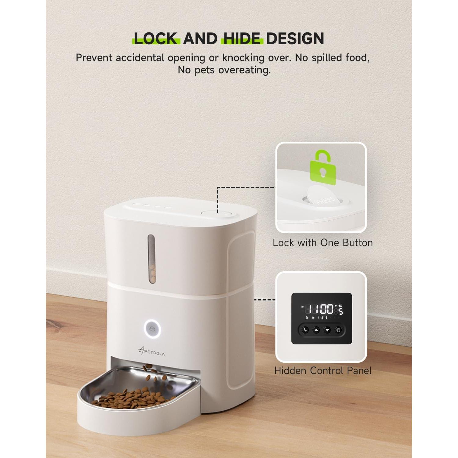 Dispensador Automático de Comida y Agua APETDOLA 3L + 7L