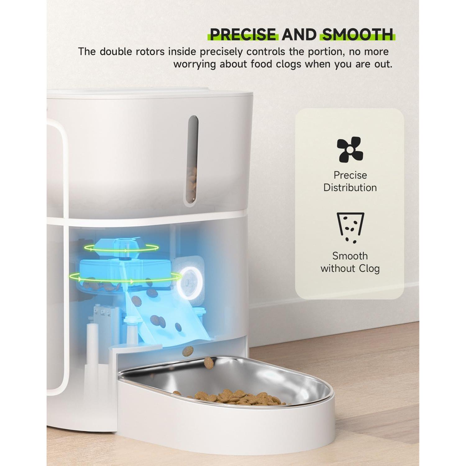 Dispensador Automático de Comida y Agua APETDOLA 3L + 7L