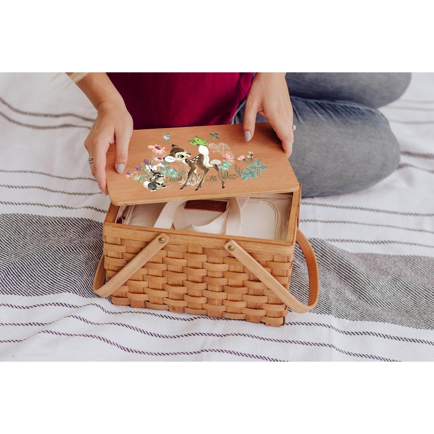 Cesta de Picnic Personal Bambi Poppy PICNIC TIME - Beige