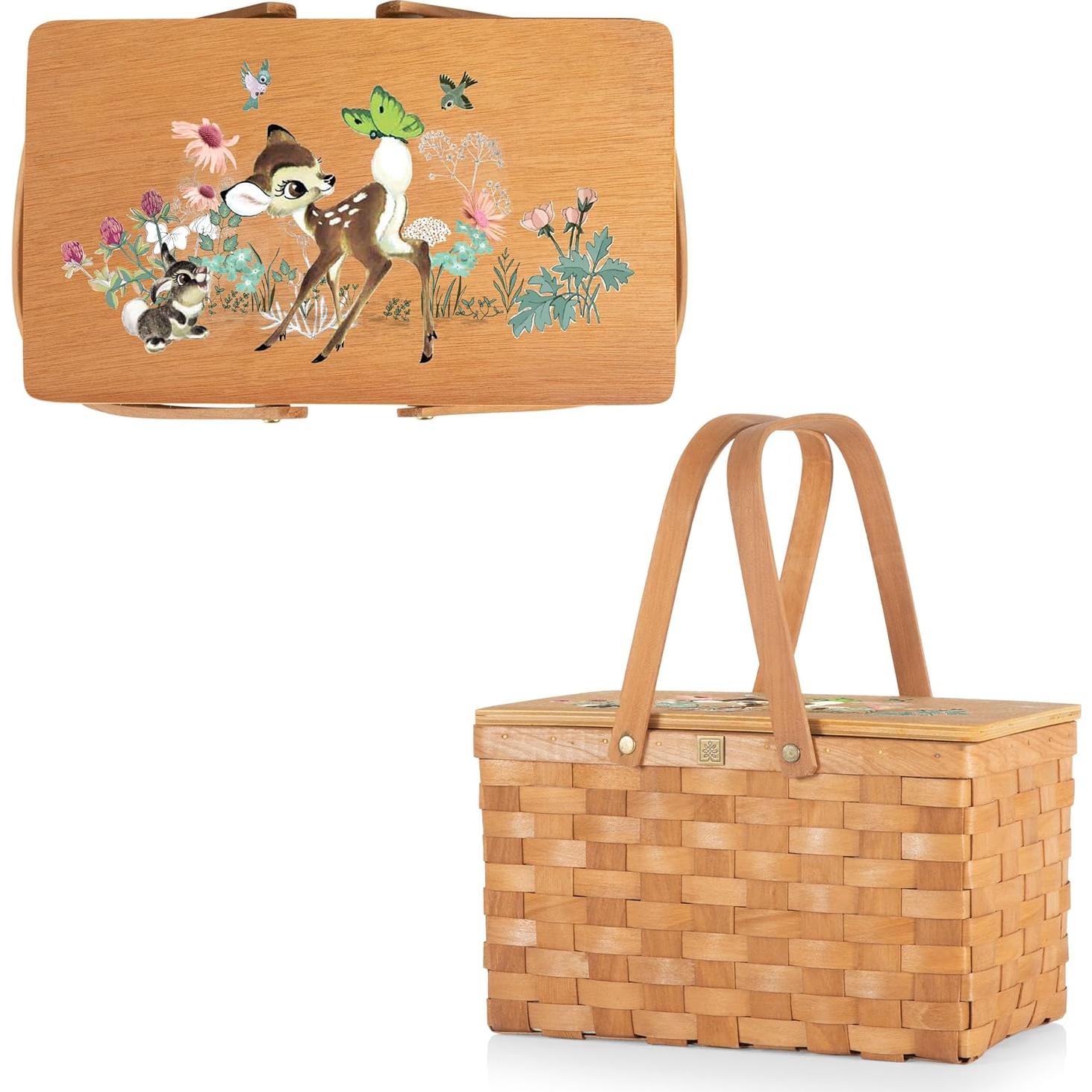 Cesta de Picnic Personal Bambi Poppy PICNIC TIME - Beige