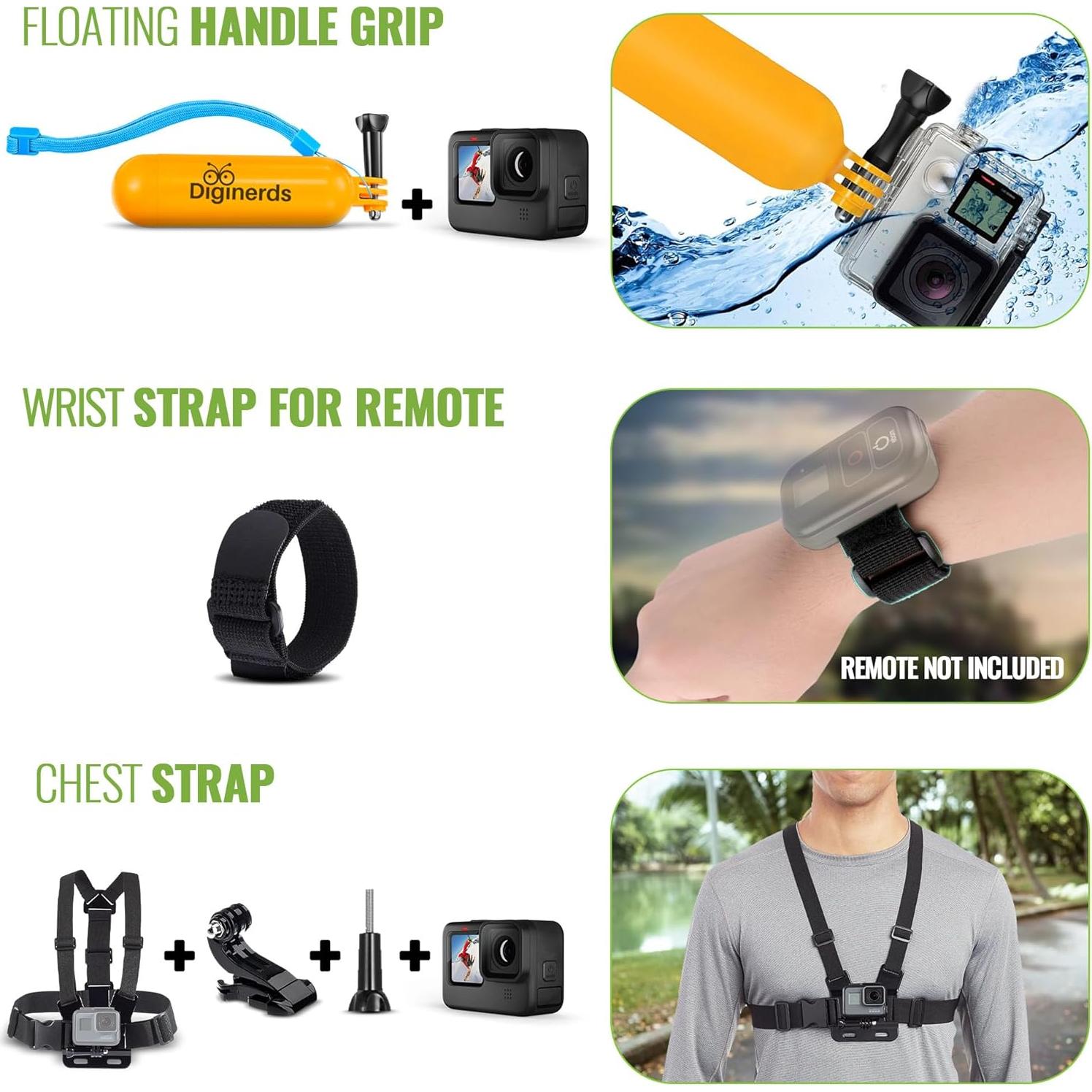 GoPro HERO13 Edición Ultra Ancha - Cámara 5.3K HDR + Accesorios