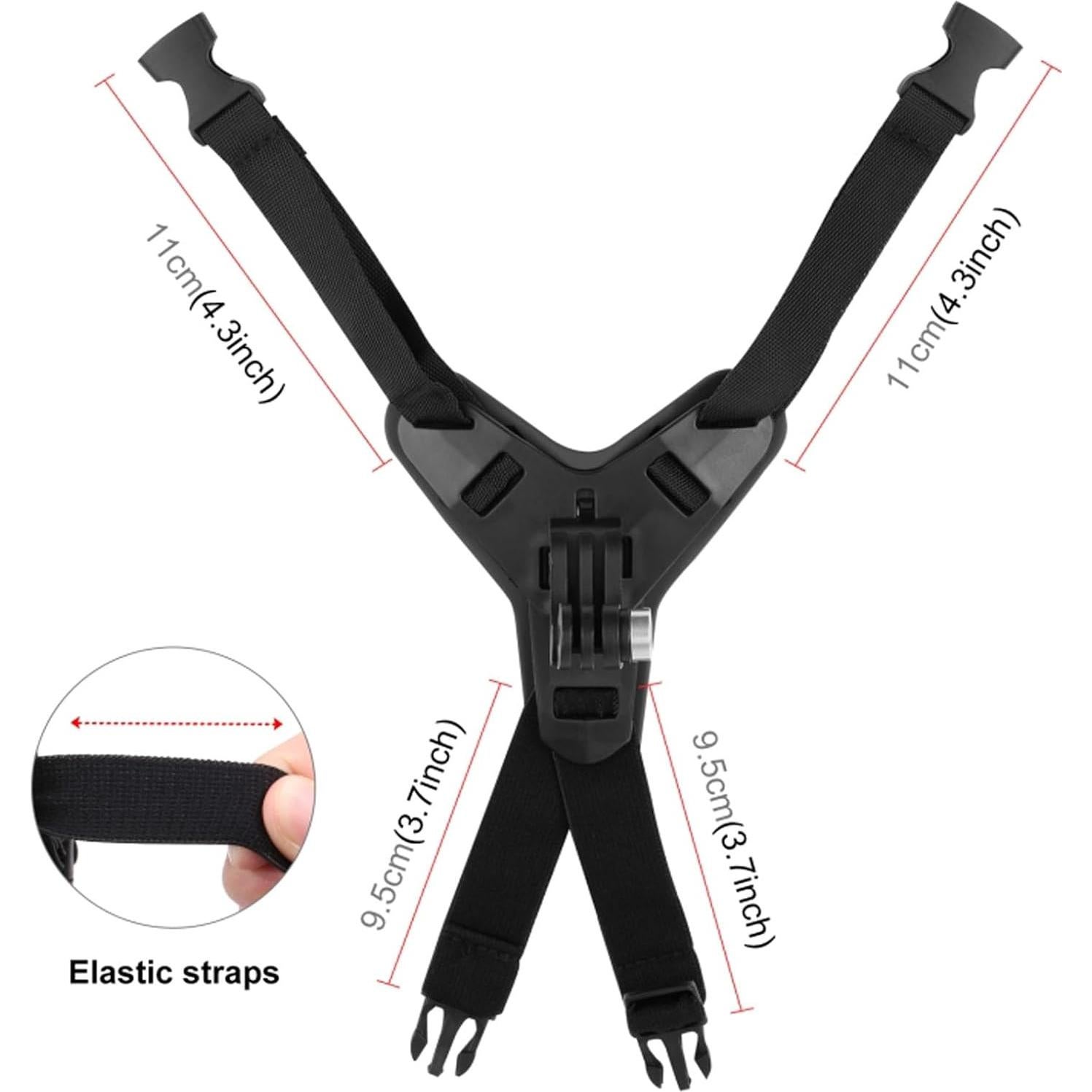 Soporte de Correa de Barbilla PULUZ para Casco de Motocicleta
