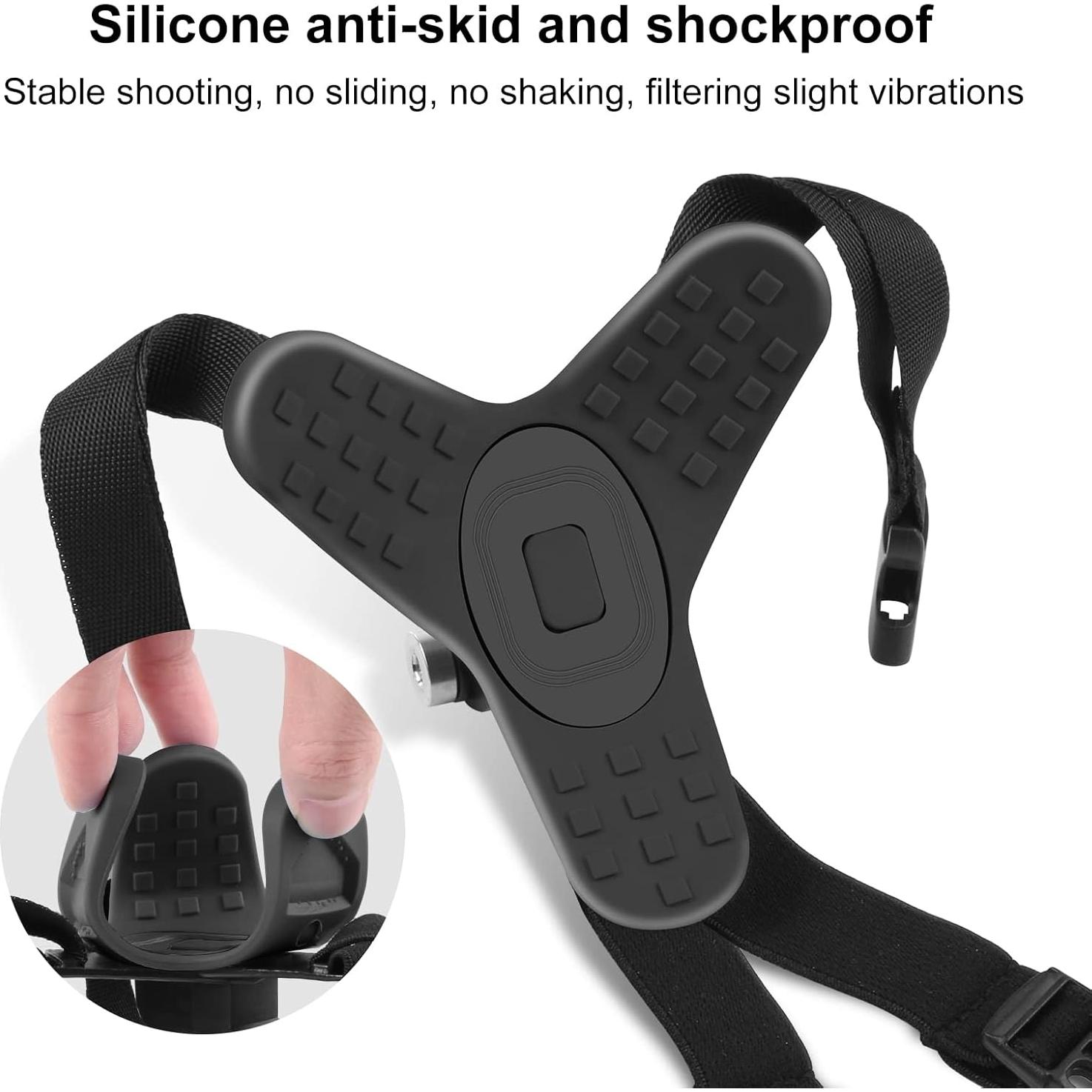 Soporte de Correa de Barbilla PULUZ para Casco de Motocicleta