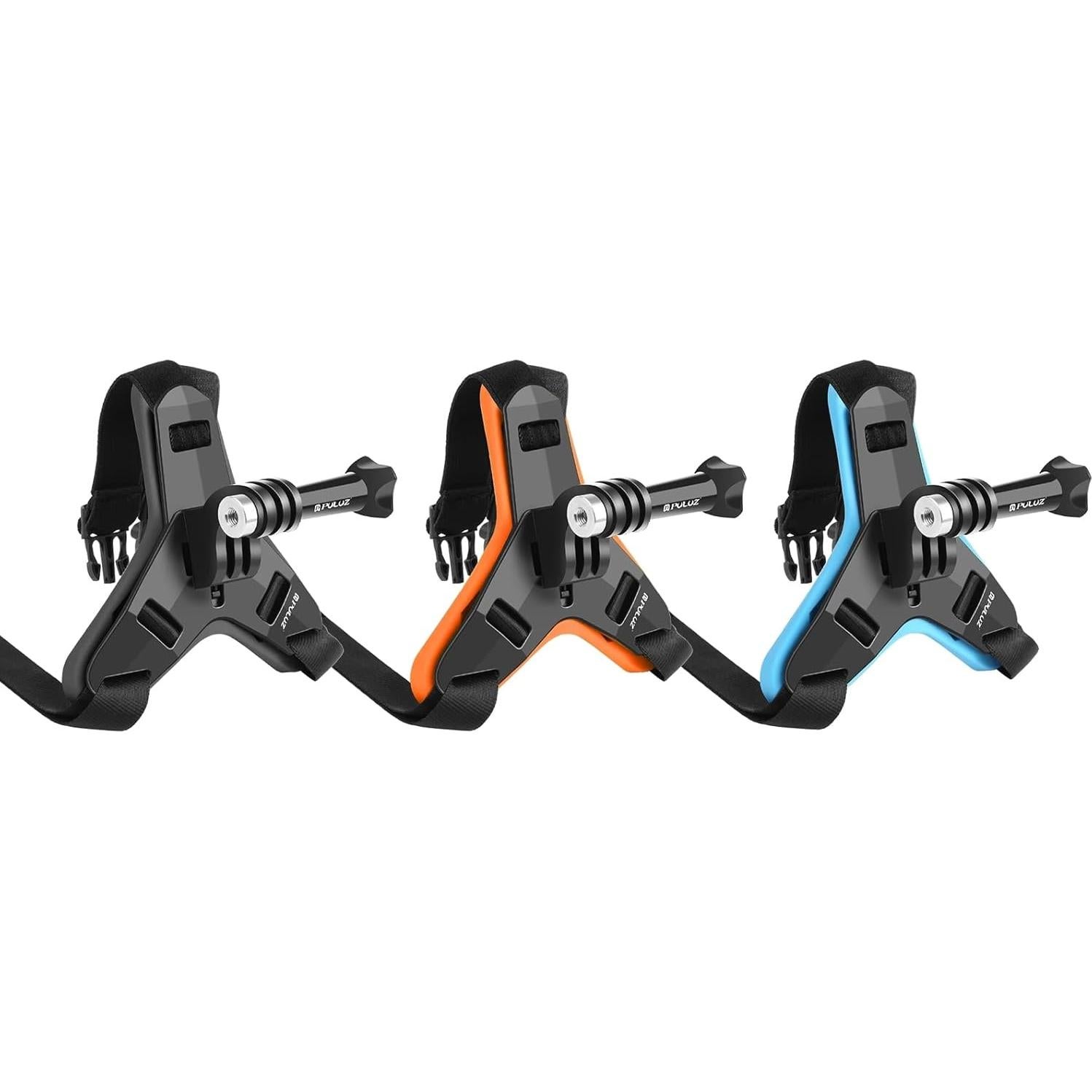 Soporte de Correa de Barbilla PULUZ para Casco de Motocicleta