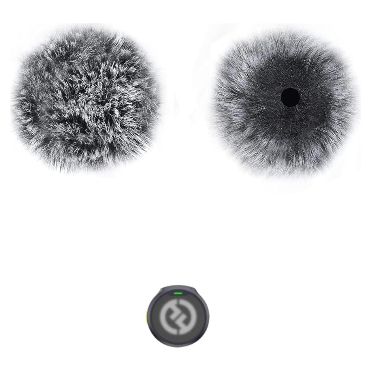 2 Pantallas de Viento para Micrófono Hollyland Lark M2 - Gris