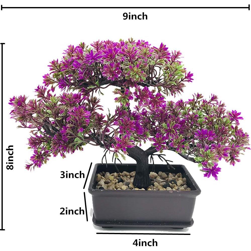 Árbol Bonsái Artificial Fycooler en Maceta 25.4x20.3 cm