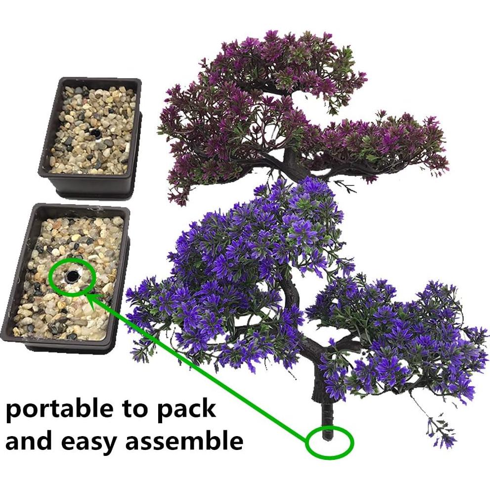 Árbol Bonsái Artificial Fycooler en Maceta 25.4x20.3 cm