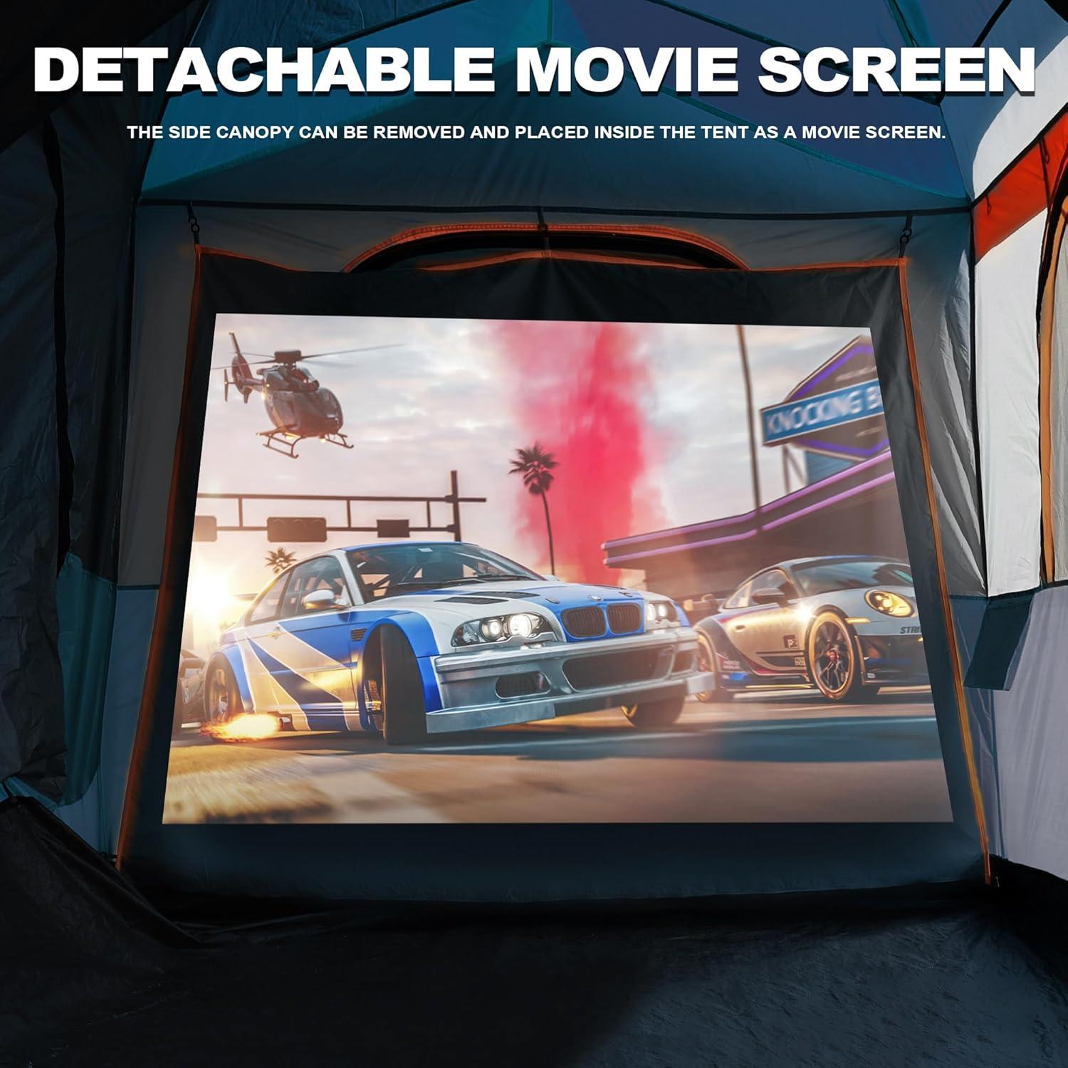 Carpa SUV UNIHIMAL para Camping 8 Personas Impermeable 2.44m