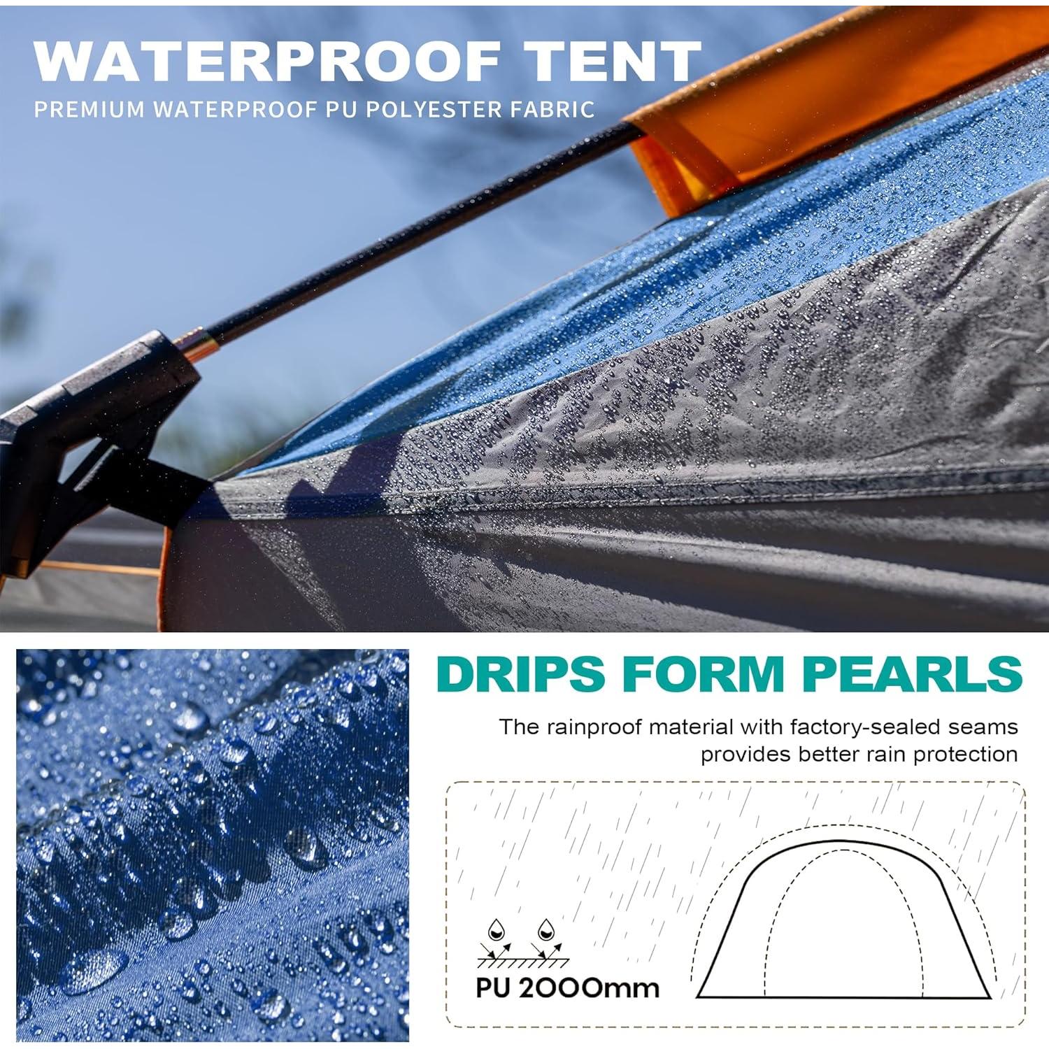 Carpa SUV UNIHIMAL para Camping 8 Personas Impermeable 2.44m