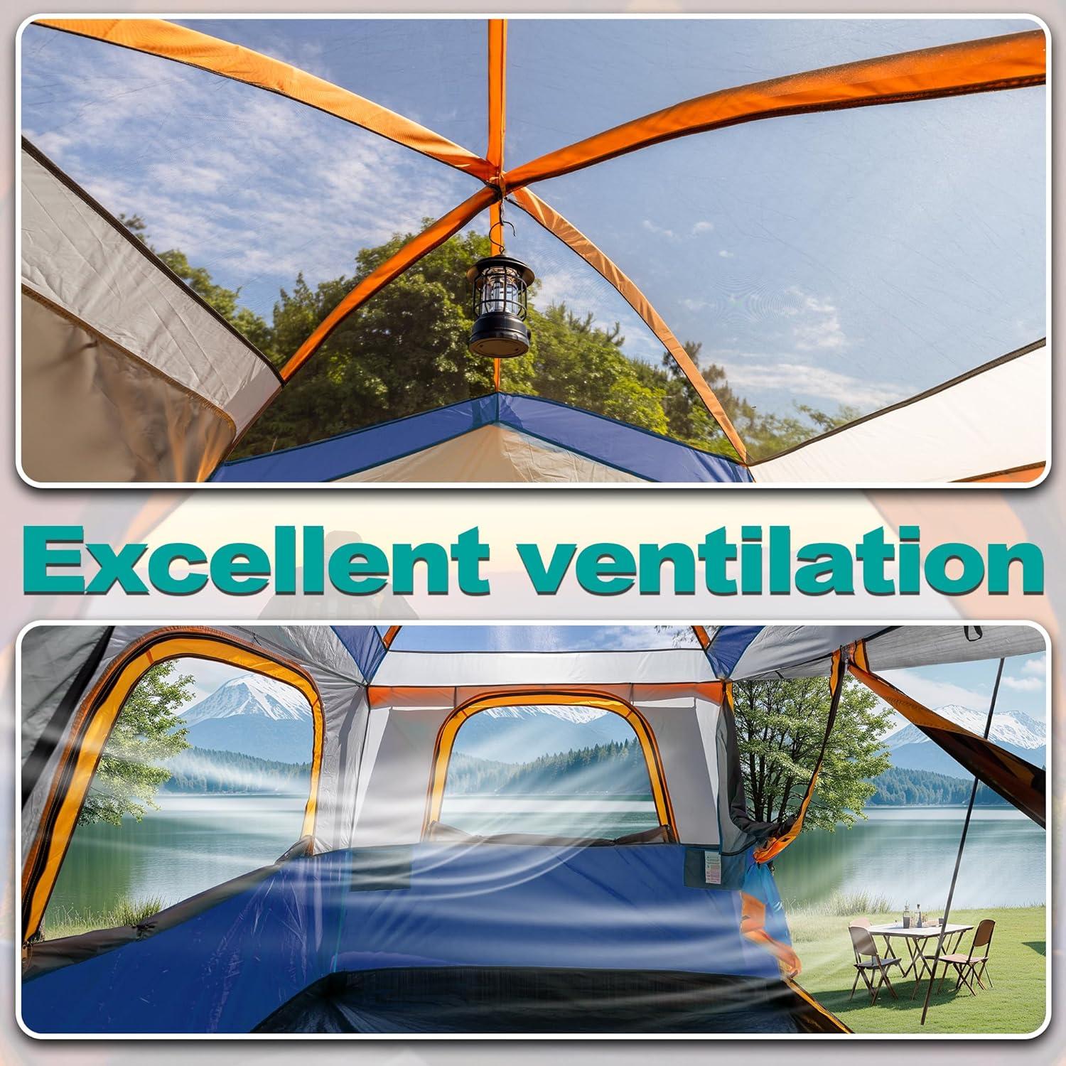 Carpa SUV UNIHIMAL para Camping 8 Personas Impermeable 2.44m