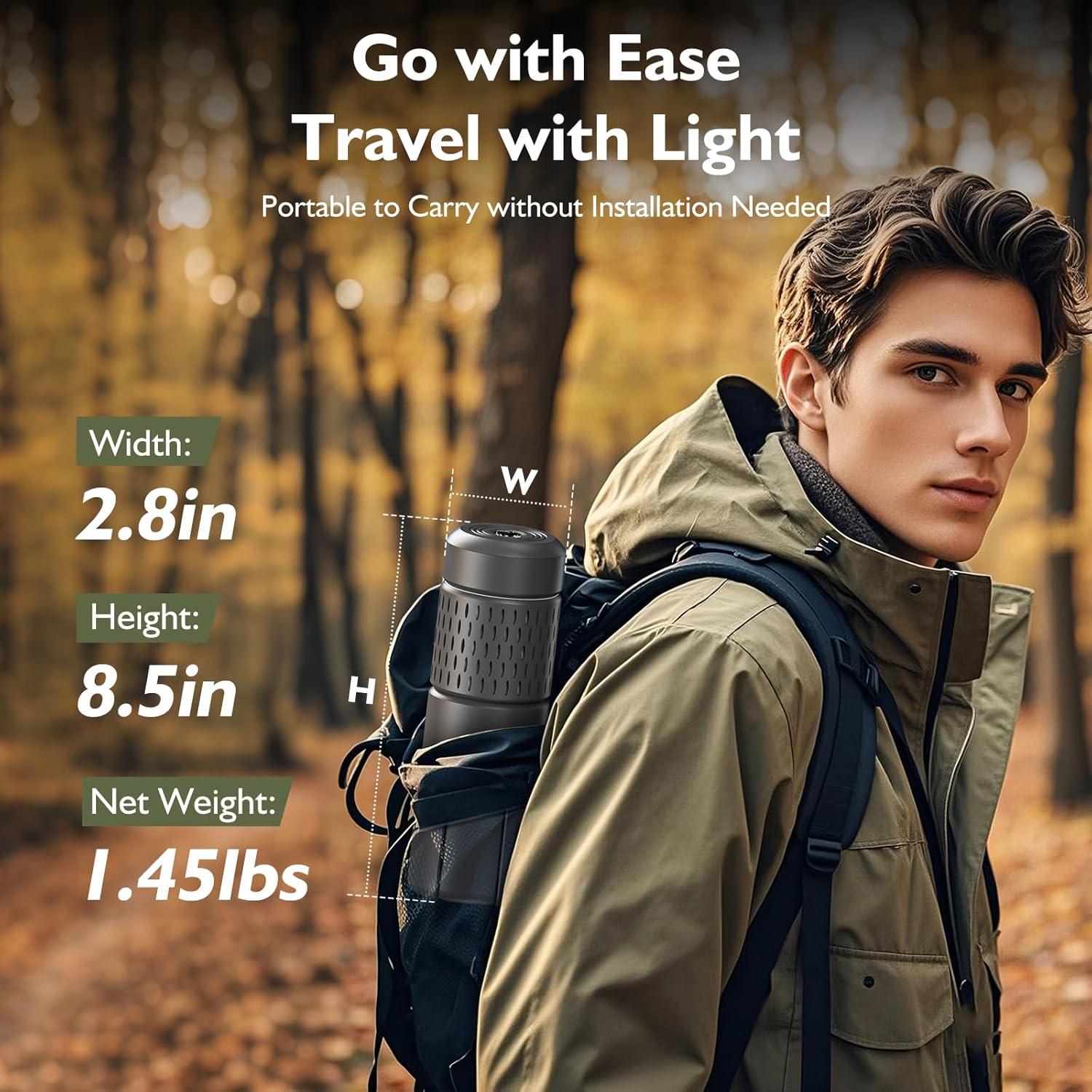 Linterna de Camping Plegable Proran Gris 85.8 cm Ajustable