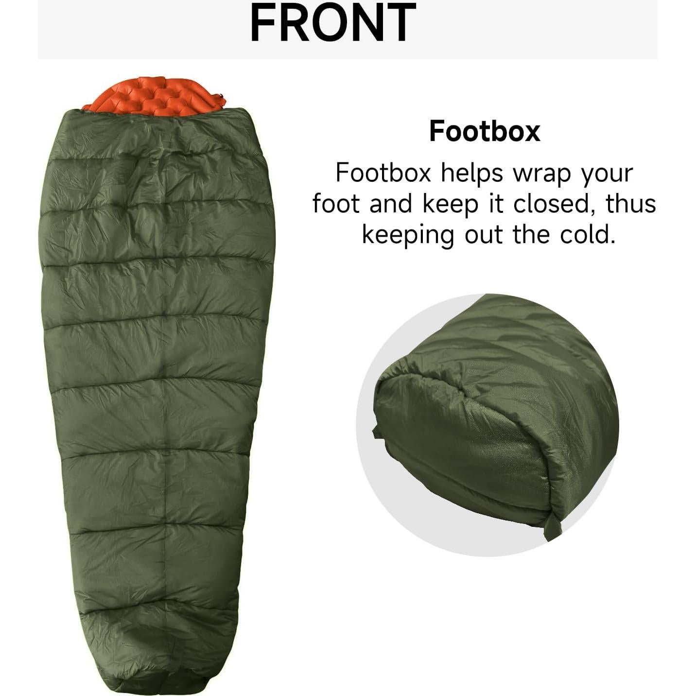 Saco de Dormir Travel Bird Ultraligero Aislante 7-15°C