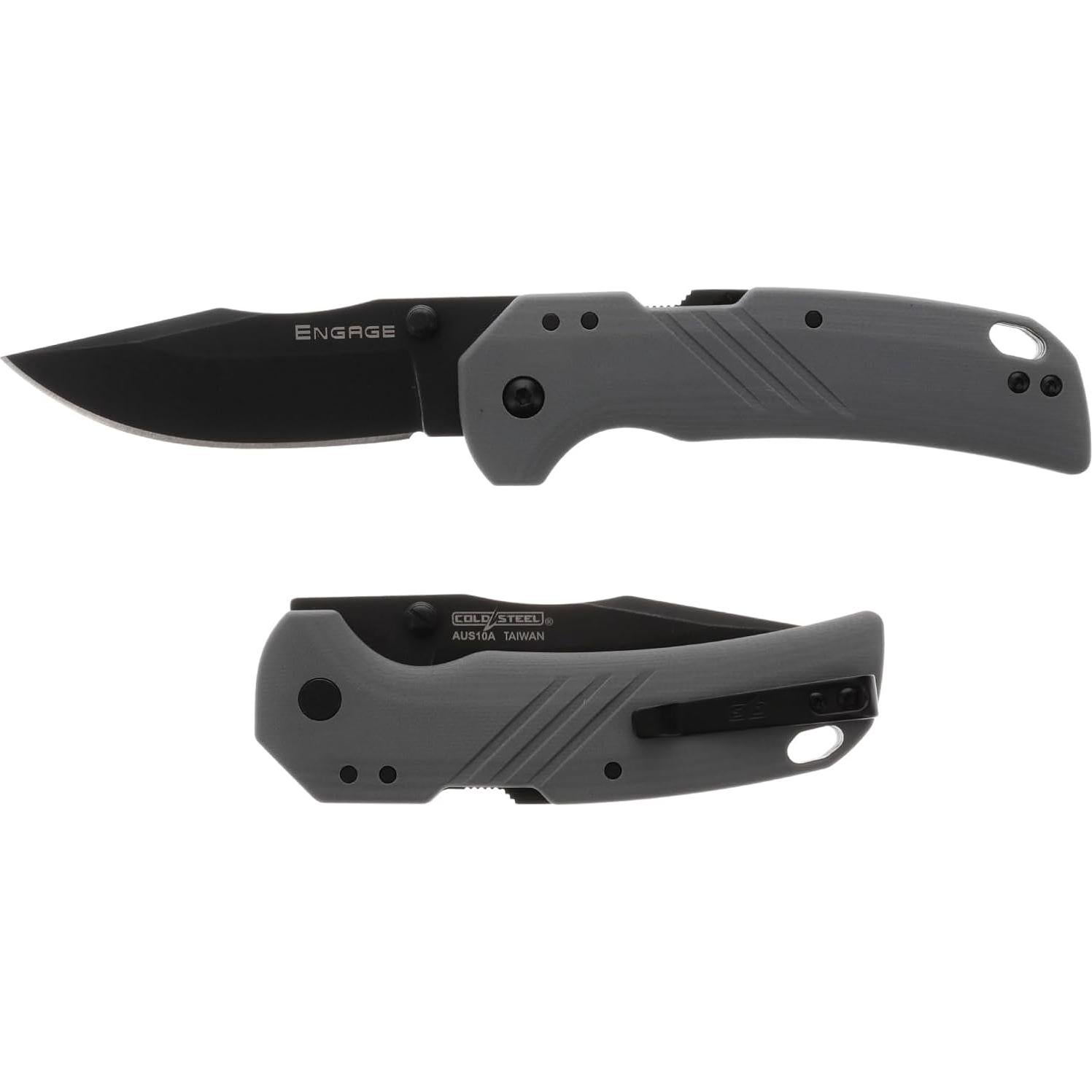 Cuchillo Plegable Cold Steel Engage AUS10A 3" Mango G10