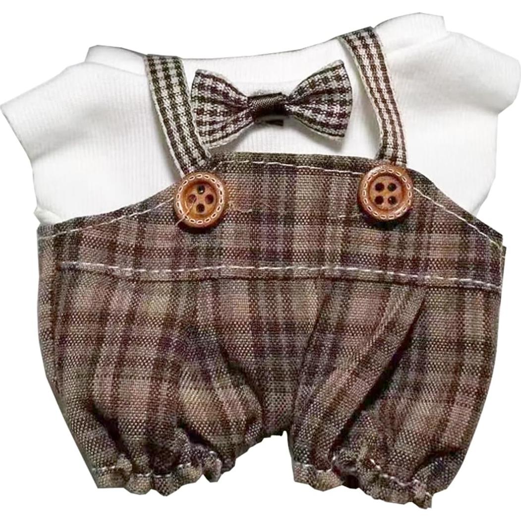 Conjunto de Ropa para Muñeca Herlax 17cm 3 Piezas Marrón
