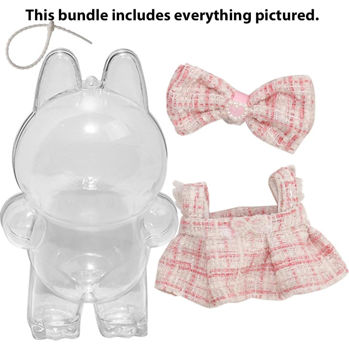 Conjunto de Ropa para Muñecas 17cm Labubu - Vestidos Chic