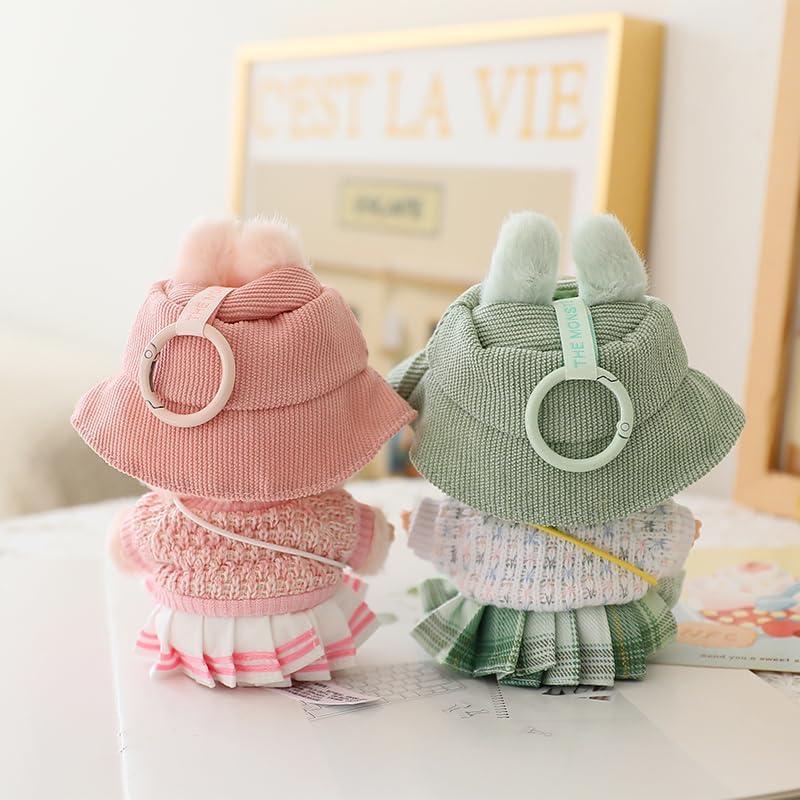 Conjunto de Ropa para Muñeca Labubu 15-17 cm 5 Piezas Verde