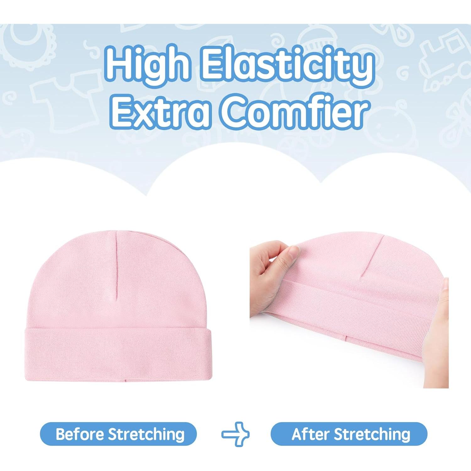 Conjunto de Gorro y Manoplas para Bebés Unisex - Negro