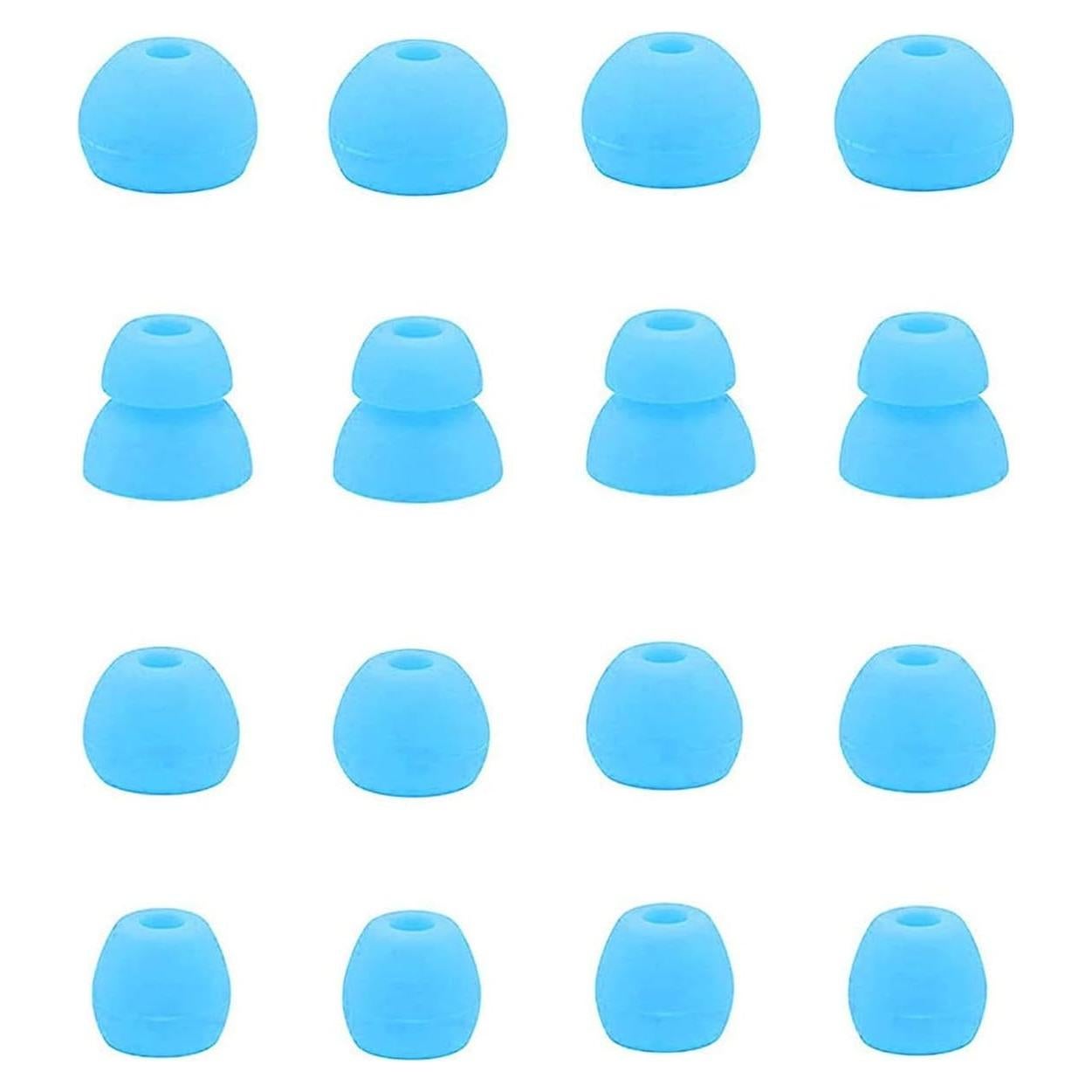 Puntas de Repuesto BLLQ para Auriculares Beats Flex Azul 16 PCS