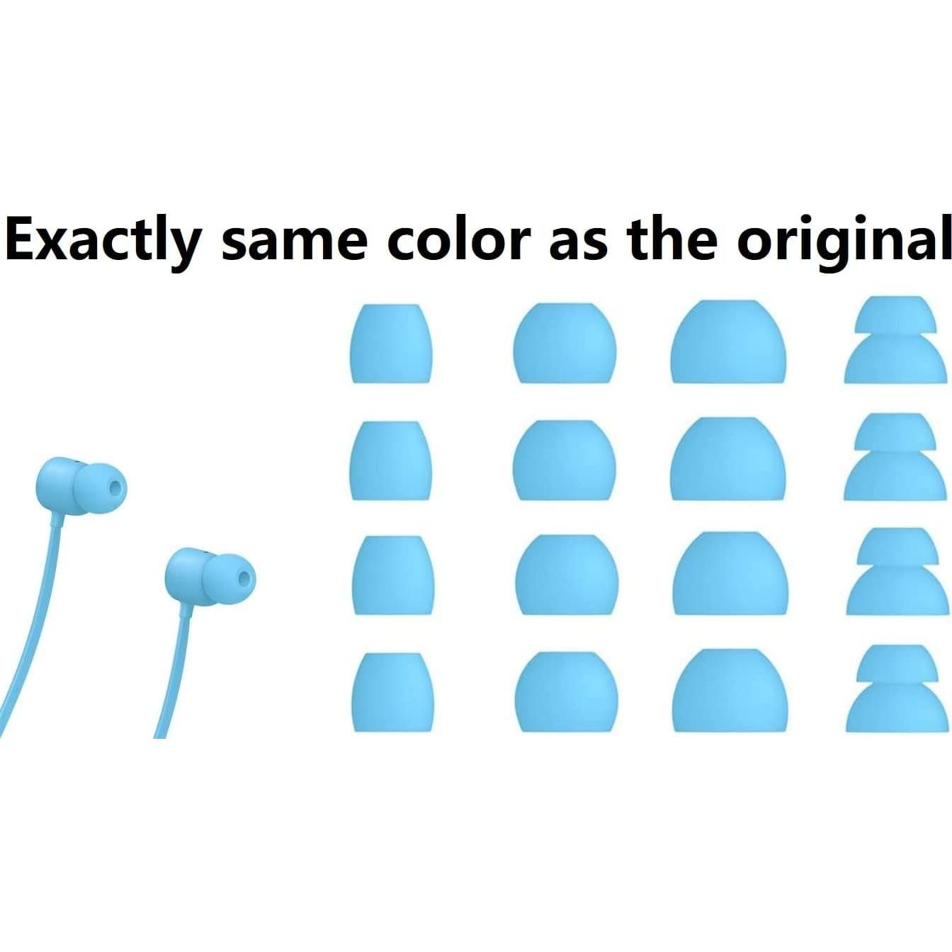 Puntas de Repuesto BLLQ para Auriculares Beats Flex Azul 16 PCS