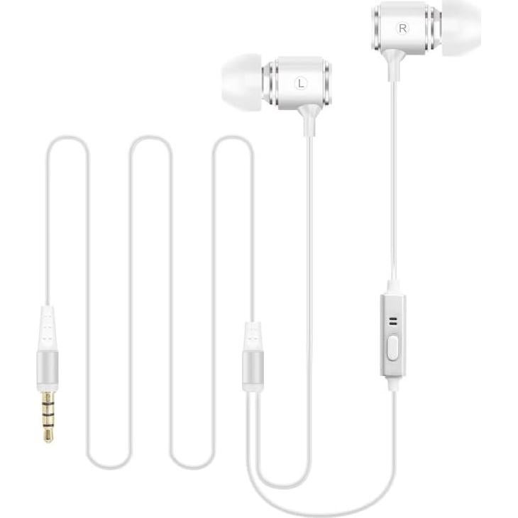 Auriculares In-Ear W9 WMSZMSM 5FT Blancos con Aislamiento