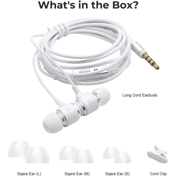 Auriculares In-Ear W9 WMSZMSM 5FT Blancos con Aislamiento