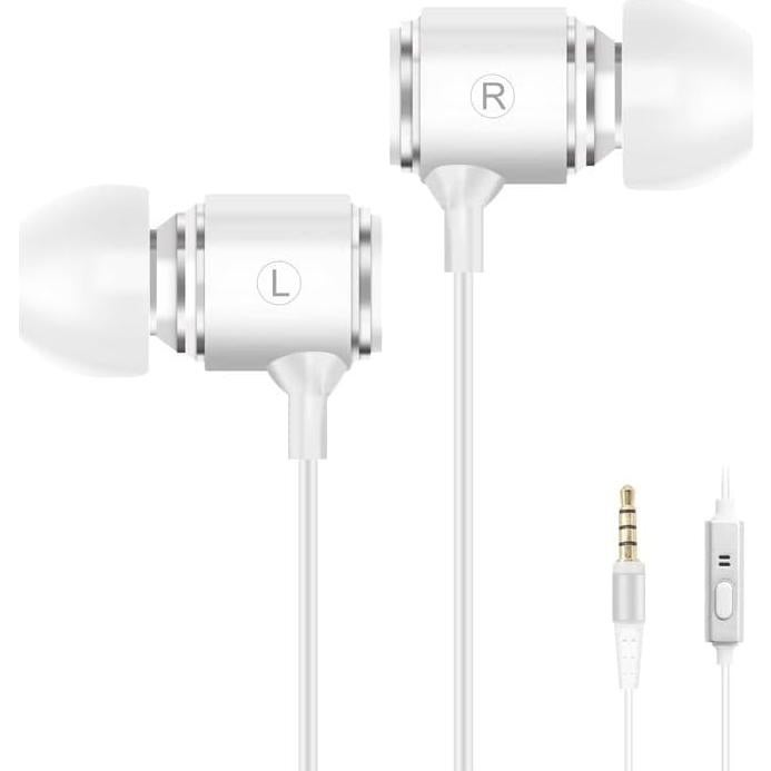 Auriculares In-Ear W9 WMSZMSM 5FT Blancos con Aislamiento