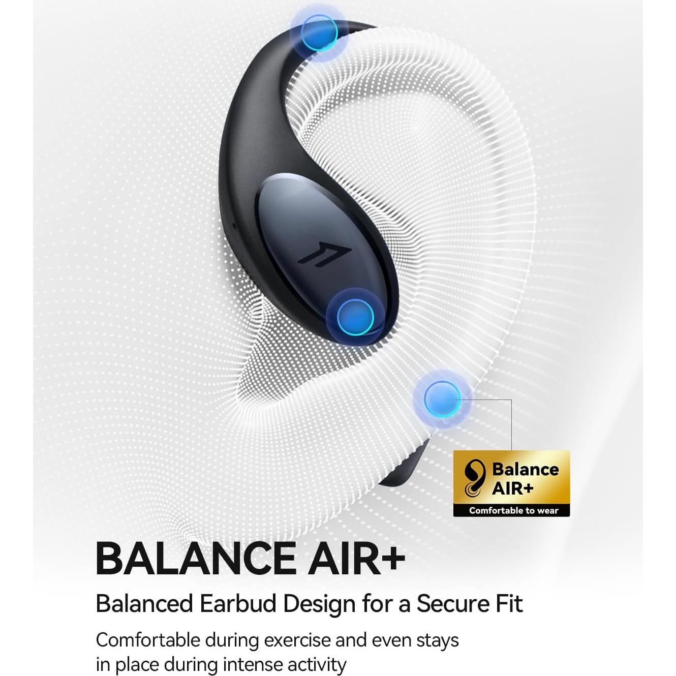 Auriculares Inalámbricos 1MORE S51 - Abiertos, IPX5, 40H Batería