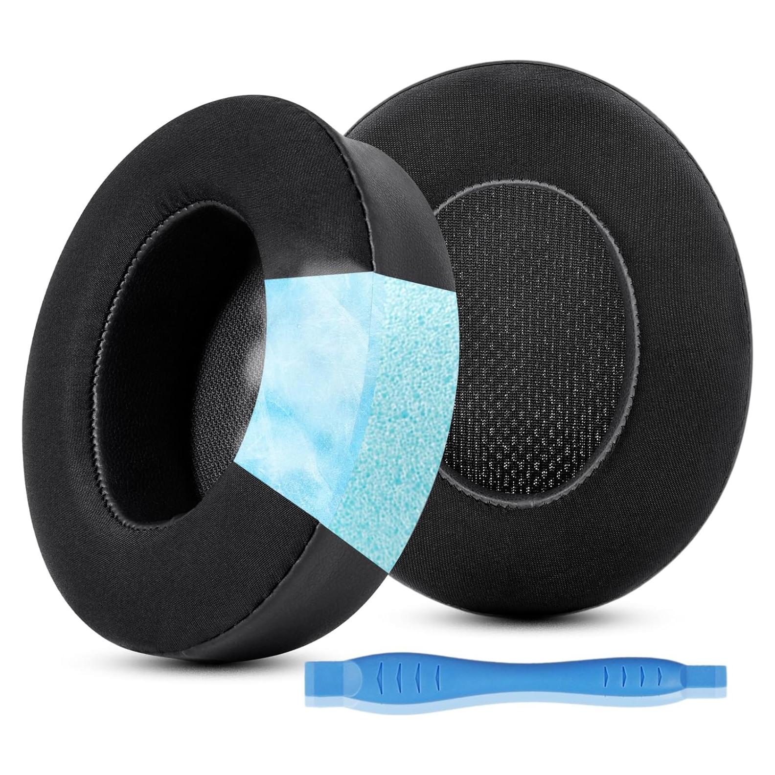 Almohadillas de Repuesto GEVO para Auriculares Beats Studio 2/3 - Gel Refrigerante Negro